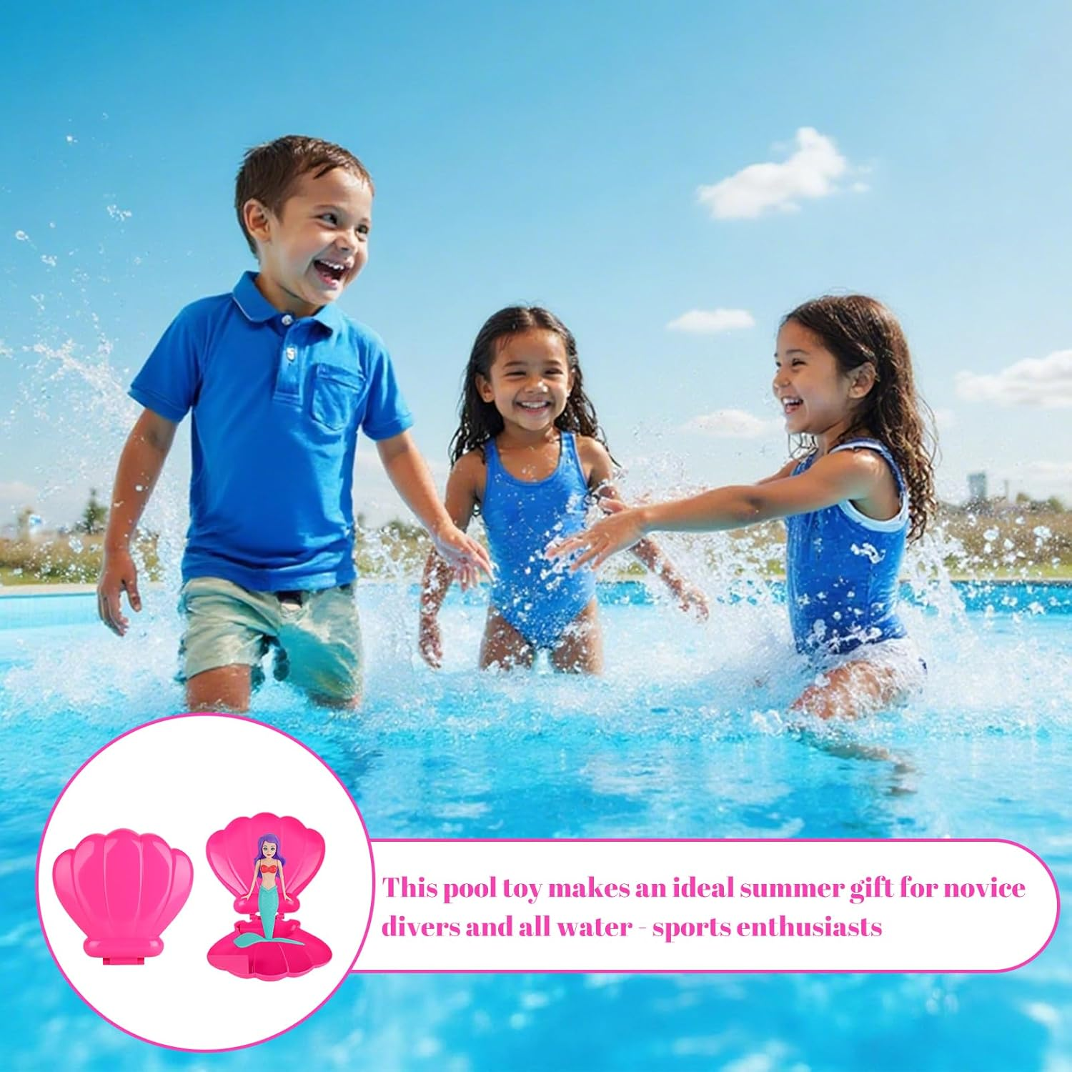 Mermaid Pool Toy 3 Pcs image number 6
