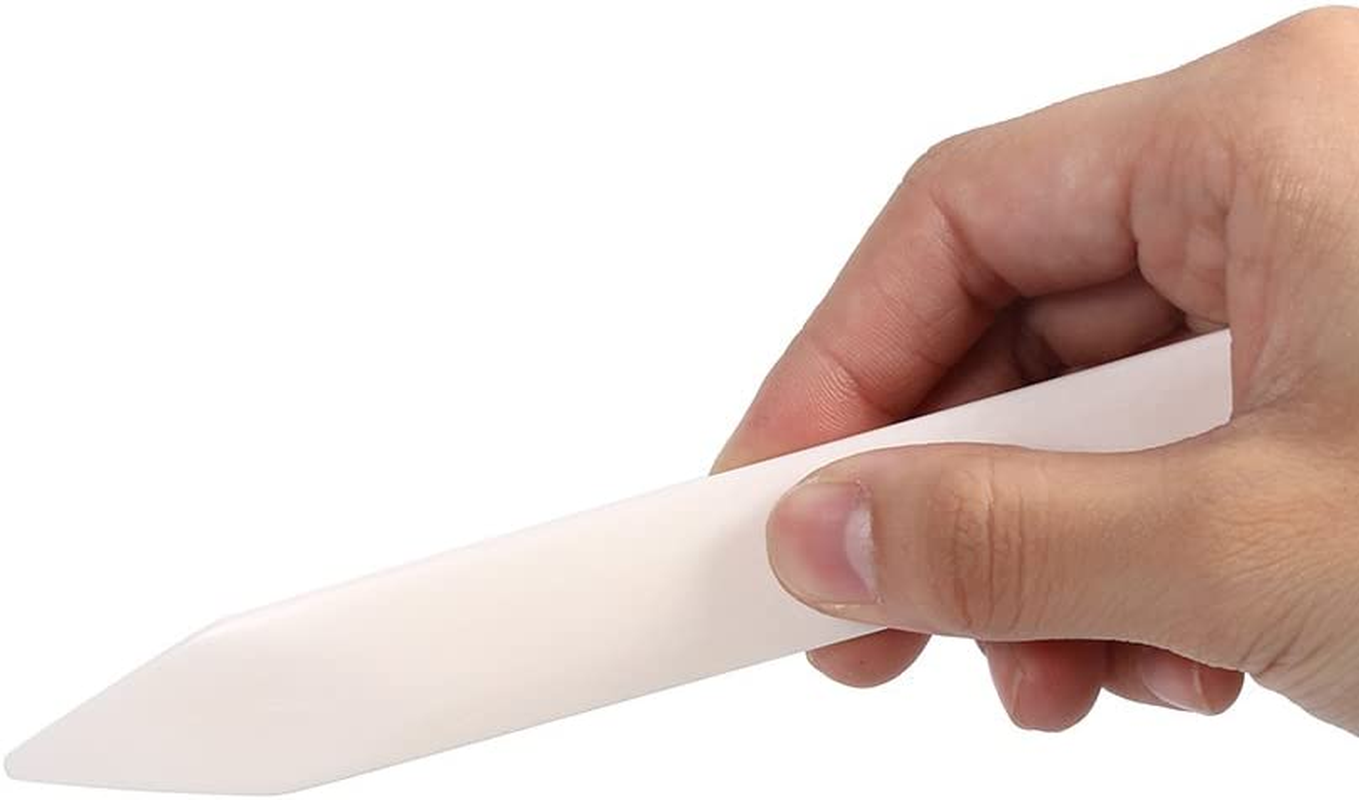 Bone Tool, Real Bone Bone Folder Crafting Scoring Folding Tool Leather Craft Bone Tool for DIY for Leather Craft image number 5