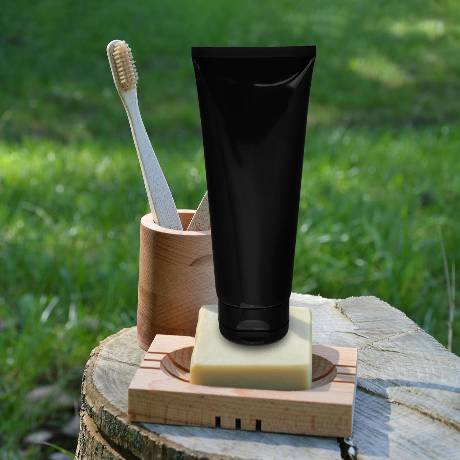 Veemoon Refillable Toothpaste Tube Reusable Empty Tubes Bottles for Sample Shampoo Makeup Facial Cleanser Lip Gloss 200Ml image number 3