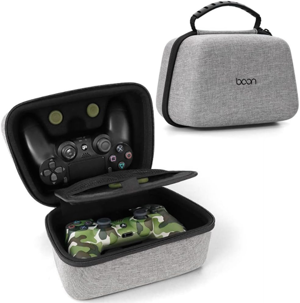 Case for PS5 Controller, Xbox Series X/S, Carrying Case Game Controller Holder Heavy Duty Protective Cover Hard Shell for Sony-Grey image number 2