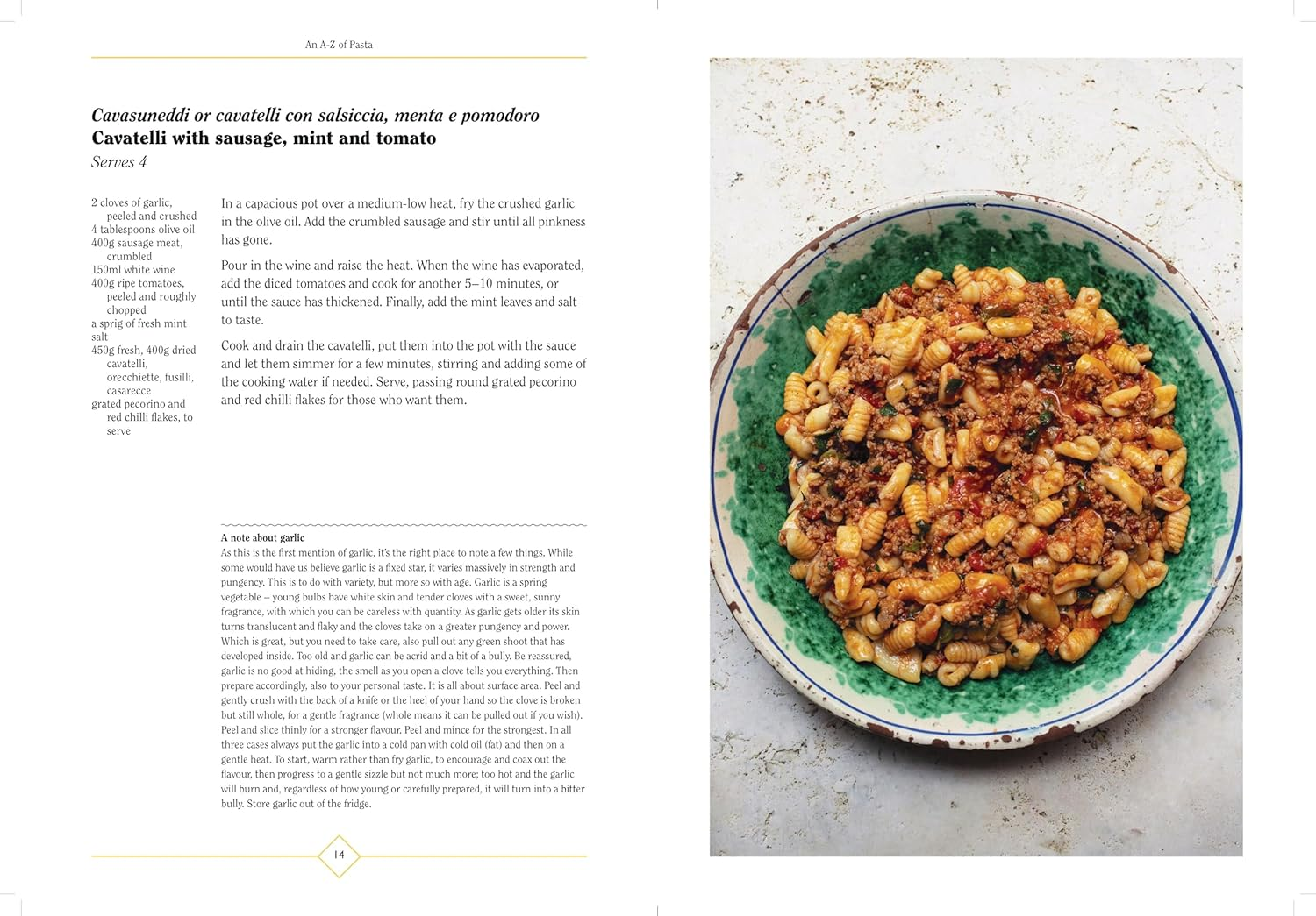 An A-Z of Pasta: Stories, Shapes, Sauces, Recipes