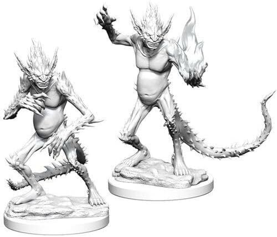 Wizkids D&D Nolzurs Marvelous Barbed Devils Unpainted Miniatures image number 2