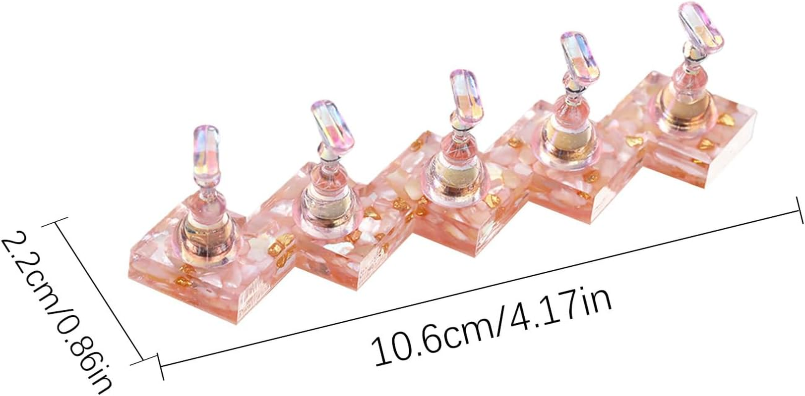 Press on Nail Holder - Magnetic Base Holder, Detachable Tips, Compact Lightweight Organizer | Reusable Display Coupler for DIY Art Practice, Design In, 03, Fare Riferimento Alla Descrizione, Please image number 5