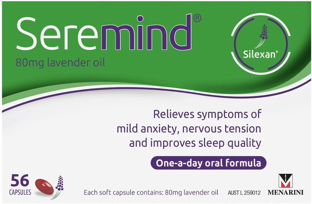Seremind 80Mg Lavender Oil Capsules 56-Pieces image number 2
