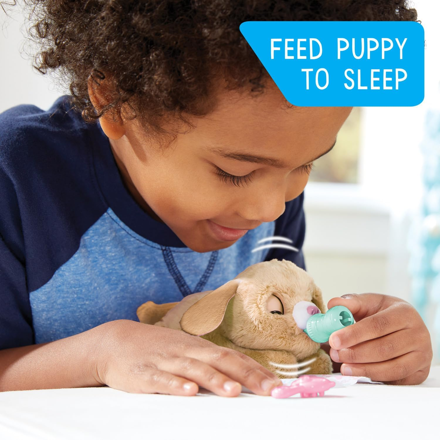 Furreal Newborns Puppy 15 Cm Interactive Pet, Small Plush Puppy with Sounds and Motion, Kids 4 and up by Just Play