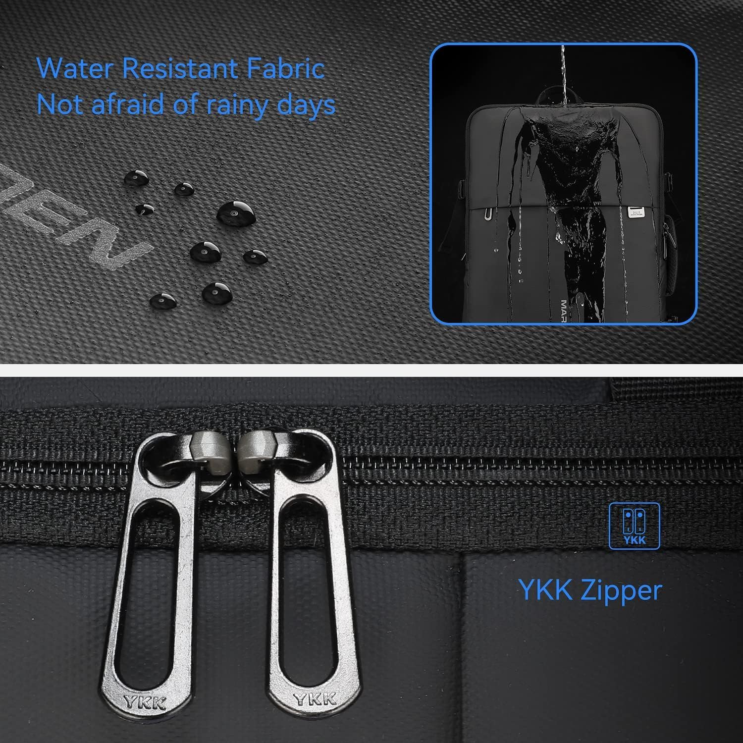 23L/40L Business Carry-On Travel Backpack, Lightweight Flight-Approved Expandable Weekender Bag with USB Charging Port Fit 17.3 Laptop image number 5