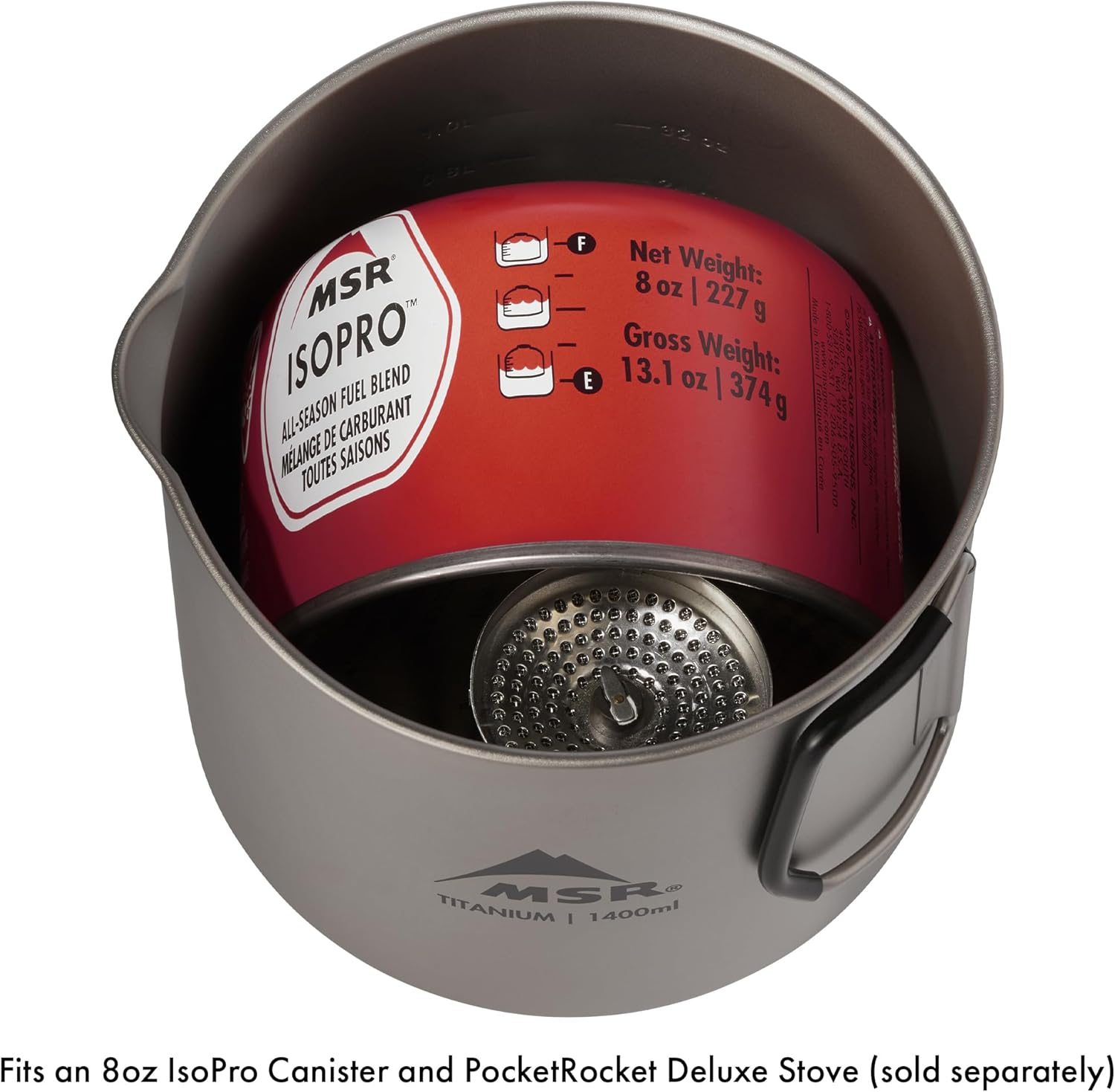 MSR Titan Ultralight Titanium Camping Kettle image number 3