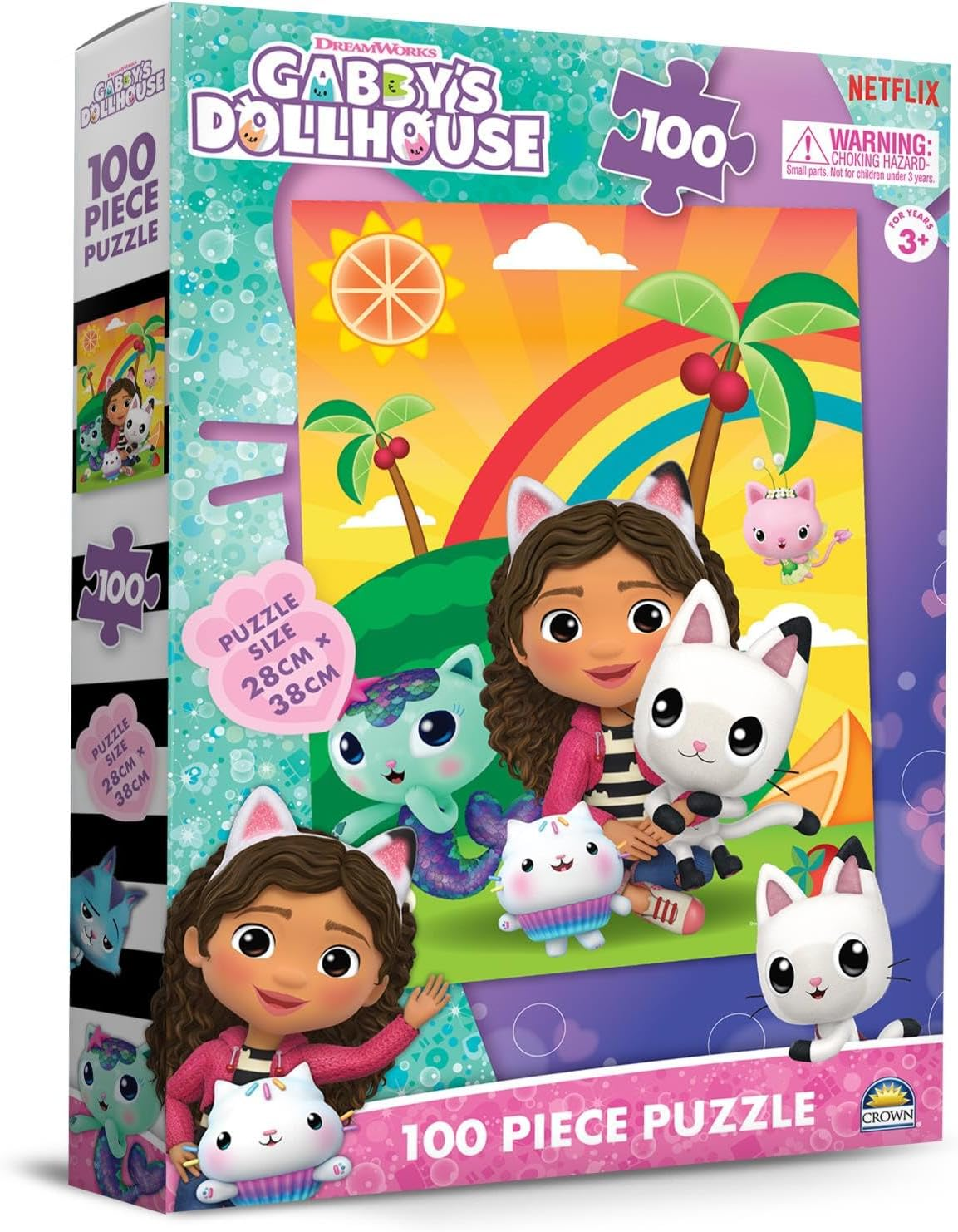 Crown Gabby'S Dollhouse Jigsaw Puzzle (100 Pieces)