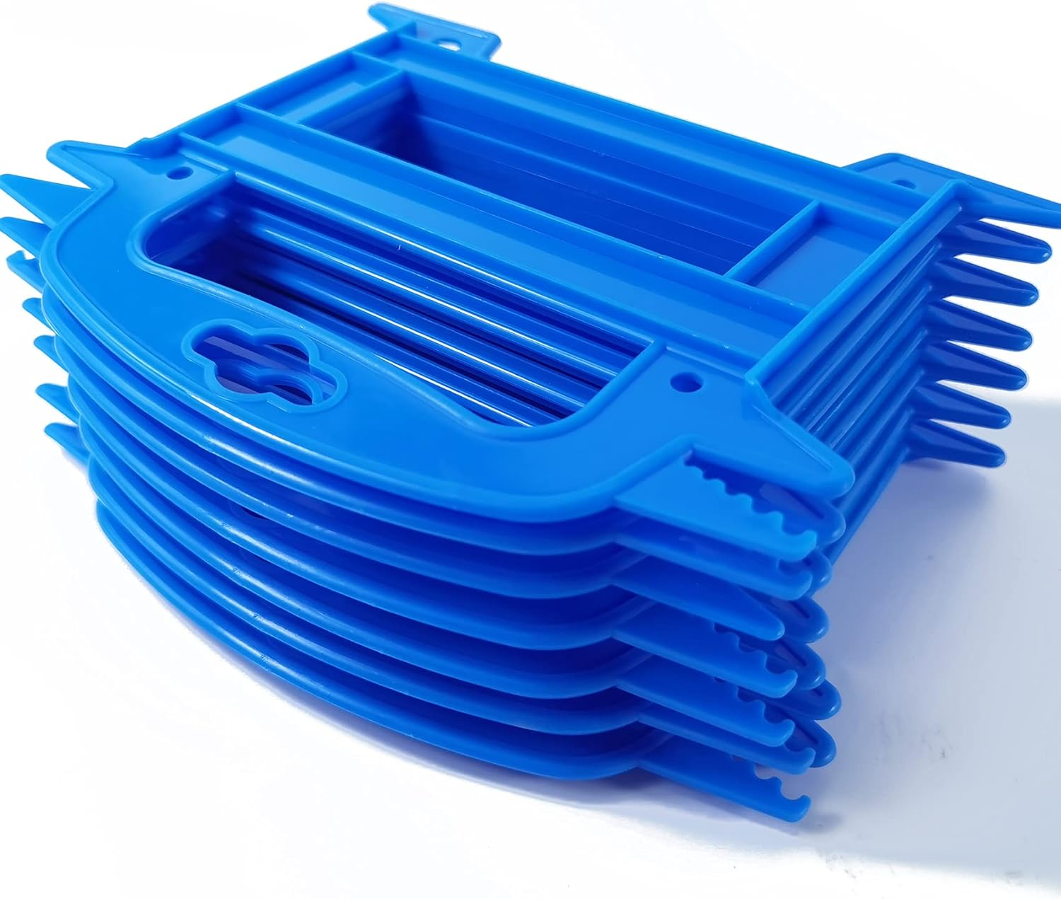 RONYOUNG 7PCS Line Winder Rope and Cord Organizer Paracord Spool Parachute Line Reel Outdoor Survival Tool Paracord Winder Fishing Line Cable Bobbins Prevents Tangles Knots Recoils and Kinks (Blue) image number 4