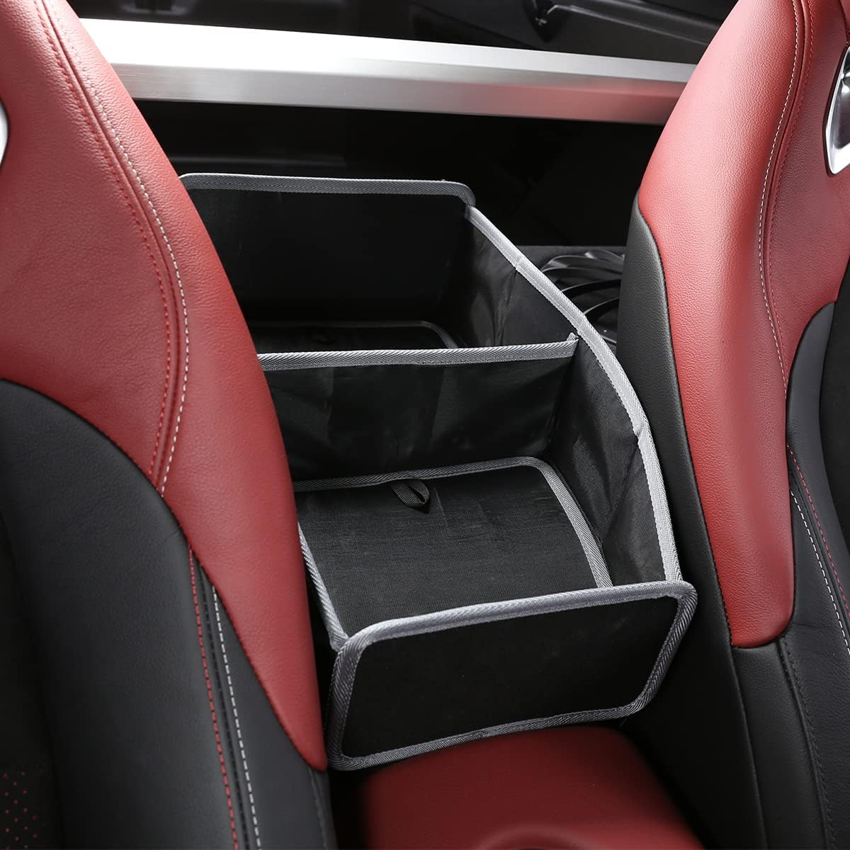 Car Seat Organizer and Storage,Car Seat Storage Bag Compatible with Toyota Supra GR A90 A91 MK5 2018 2019 2020 2021 2022 2023 2024 (Black) image number 5