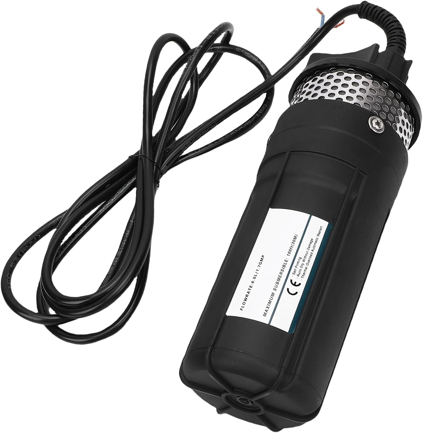 Cryfokt Solar Submersible Pump Deep Well Delivery Pump 96W 1.7GPM Rate - High-Speed Motor - Versatile Use for Greenhouse (DC24V) image number 4