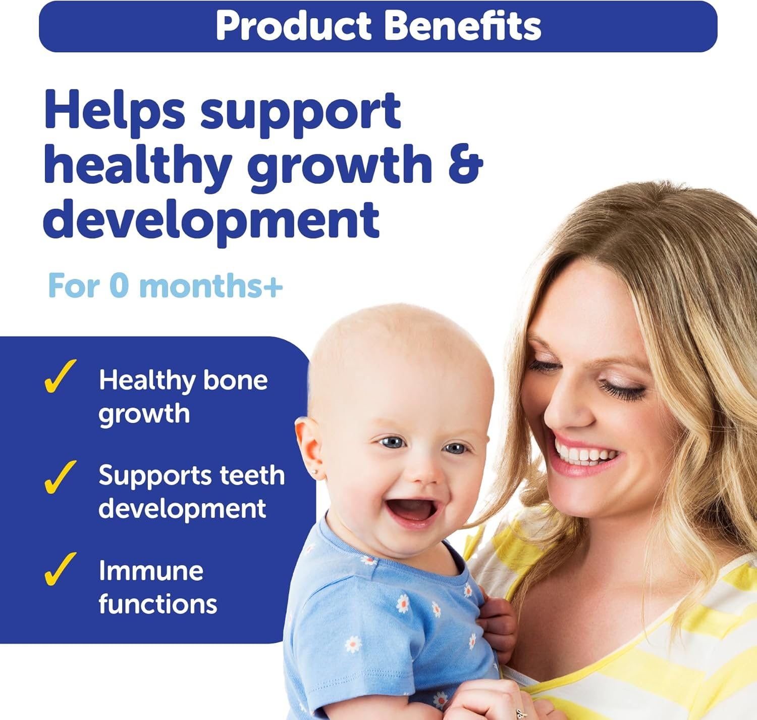 Baby Ddrops Infant Vitamin D3 Drops-Supports Healthy Bone and Teeth Development and Immune System Function. No Preservatives, No Sugar, Non-Gmo image number 6