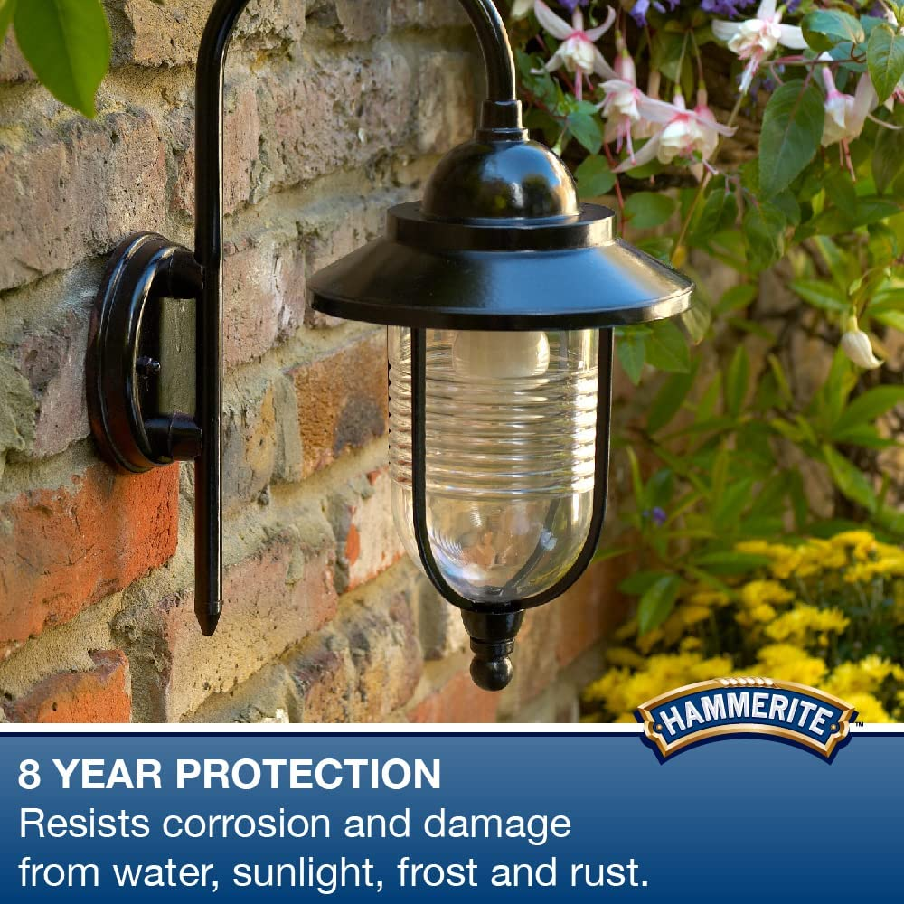 Hammerite Direct to Rust Metal Paint Aerosol with Smooth Finish 285 G, Yellow image number 2