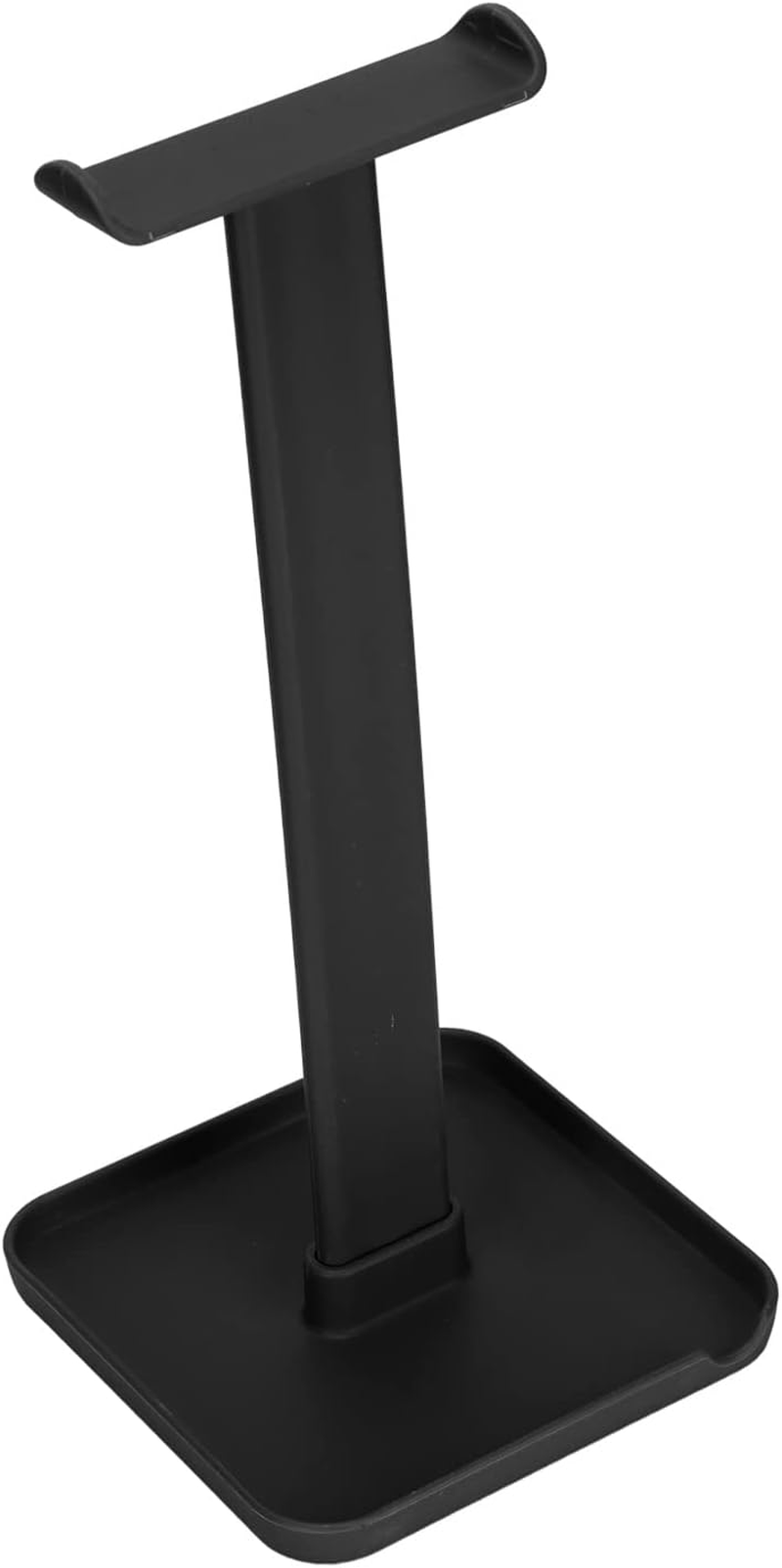 Headset Stand, Premium ABS Headphone Holder Bright Colour Safe Stable for Office for Desk for Home(Black) image number 1