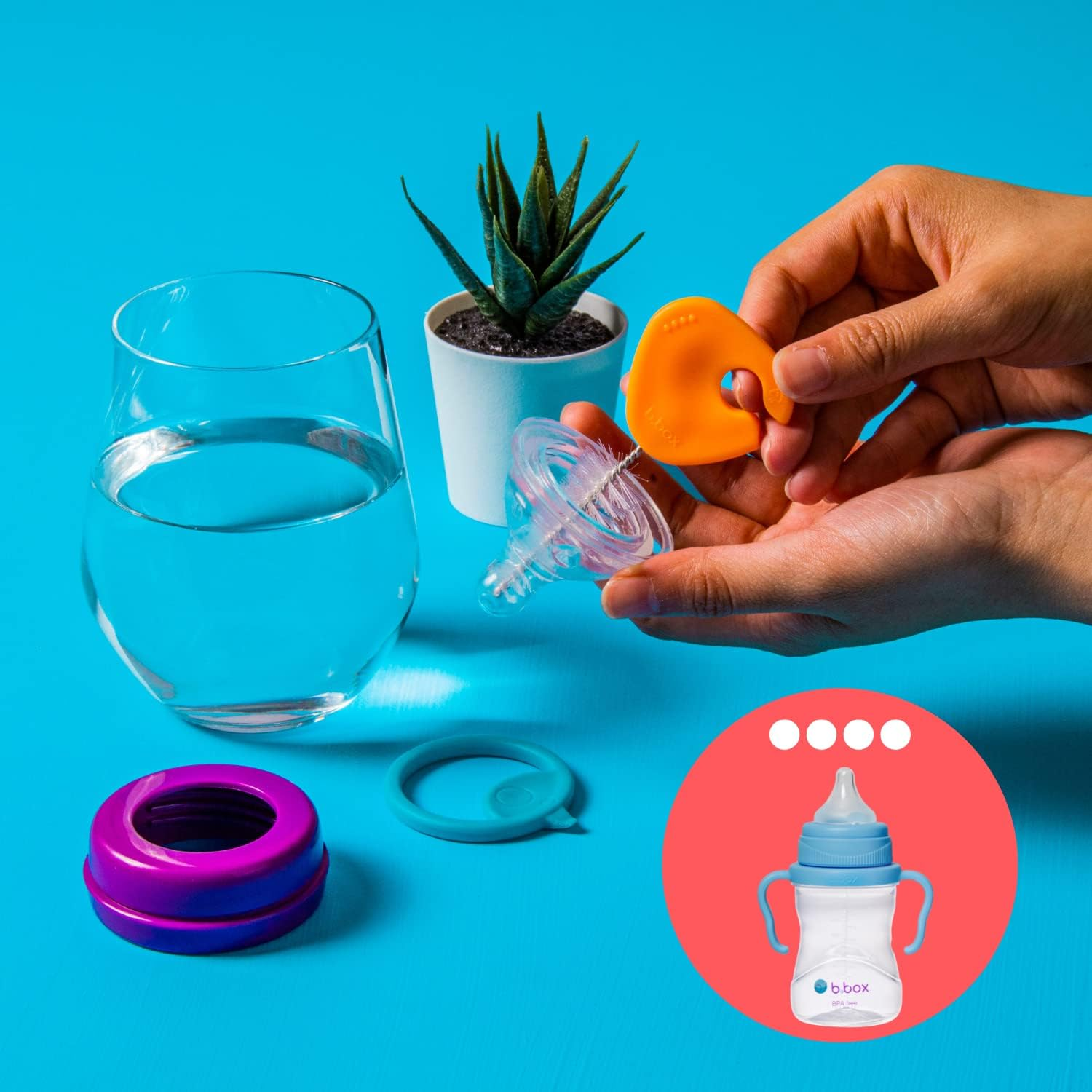 B.Box Bottle Cleaning Brush Set (Pack of 5) image number 5