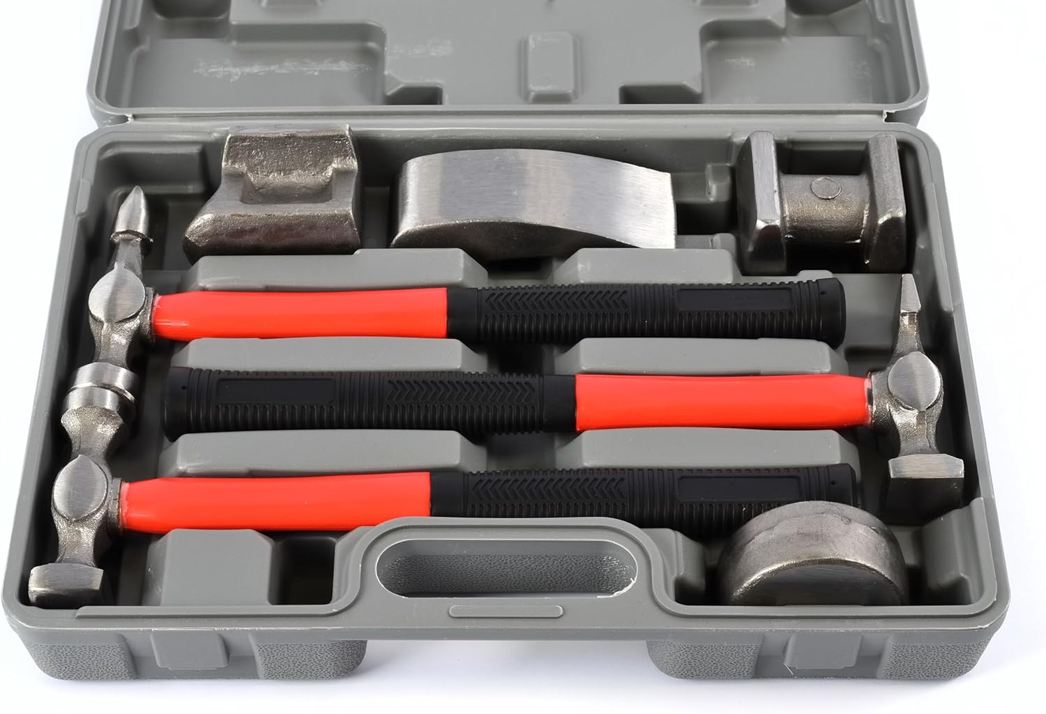 Hilka Tools 12750007 Pro Craft Panel Beating Kit, Silver, Set of 7 Pieces image number 2