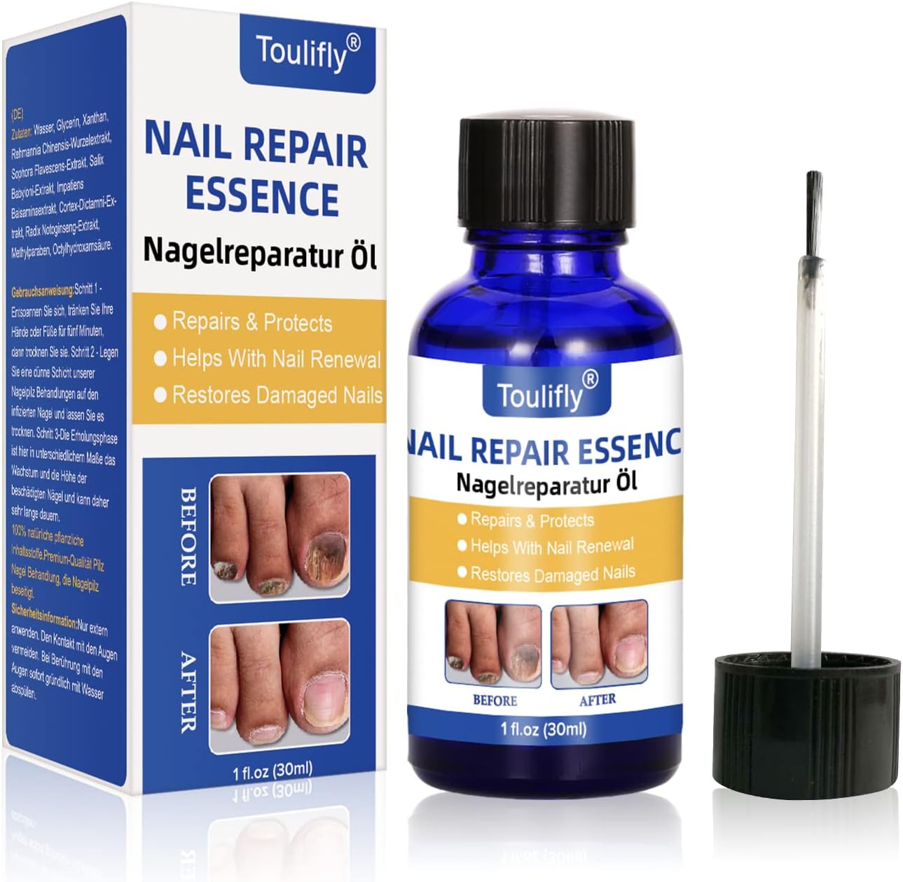 Nail Care and Treatment, Nail Repair, Nail Care for Healthy Foot and Hand, Nail Oil, Nail Care Oil, Nail Care Nourishing, Nail Essence Serum, for Broken and Discoloured Nails image number 5