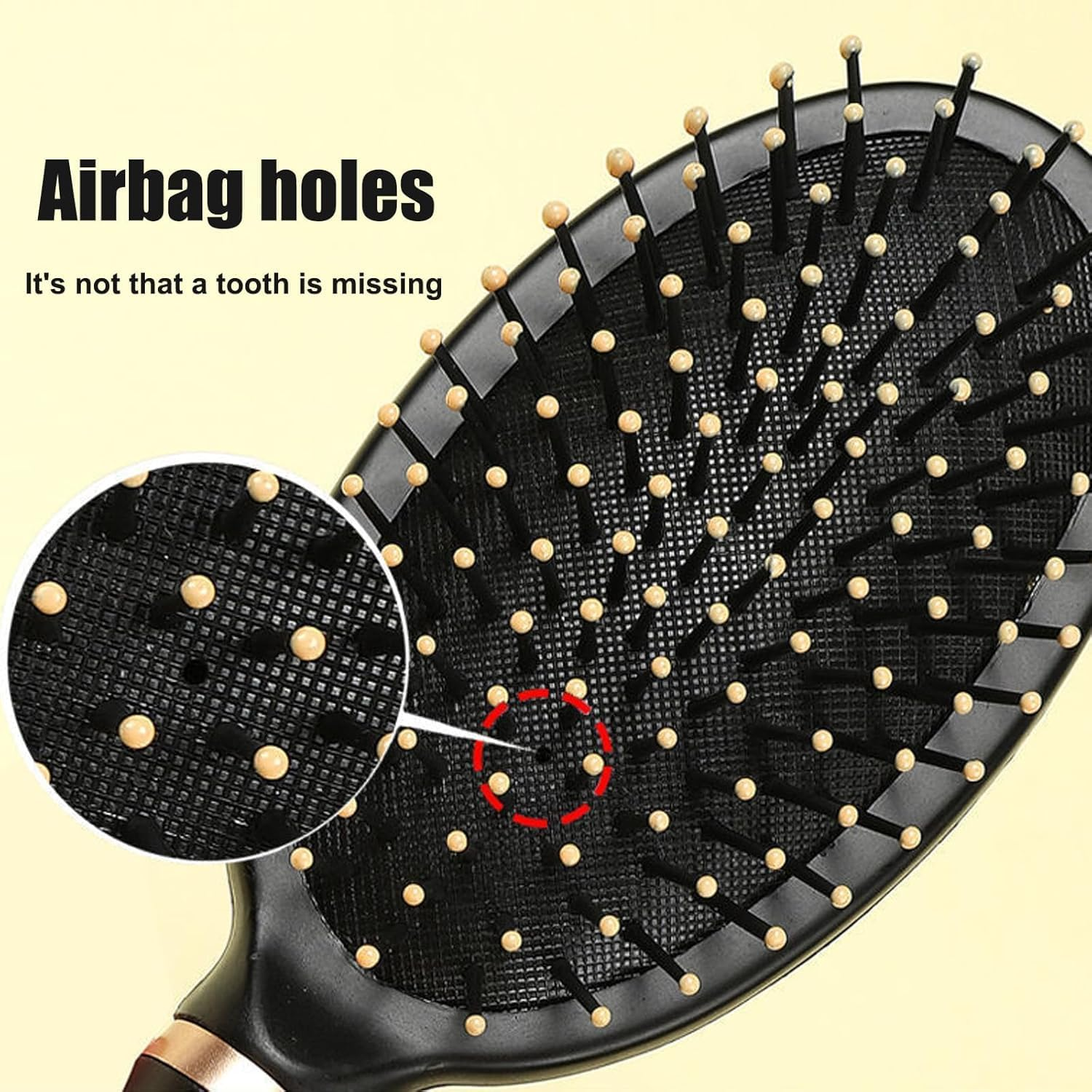 Hair Brush Set: 6-Piece Comb Set for Women & Men. Fits Straight, Curly, All Hair Types&mdash;Ideal for Daily Detangling, Styling; Meets Diverse Hair Care Needs. image number 2