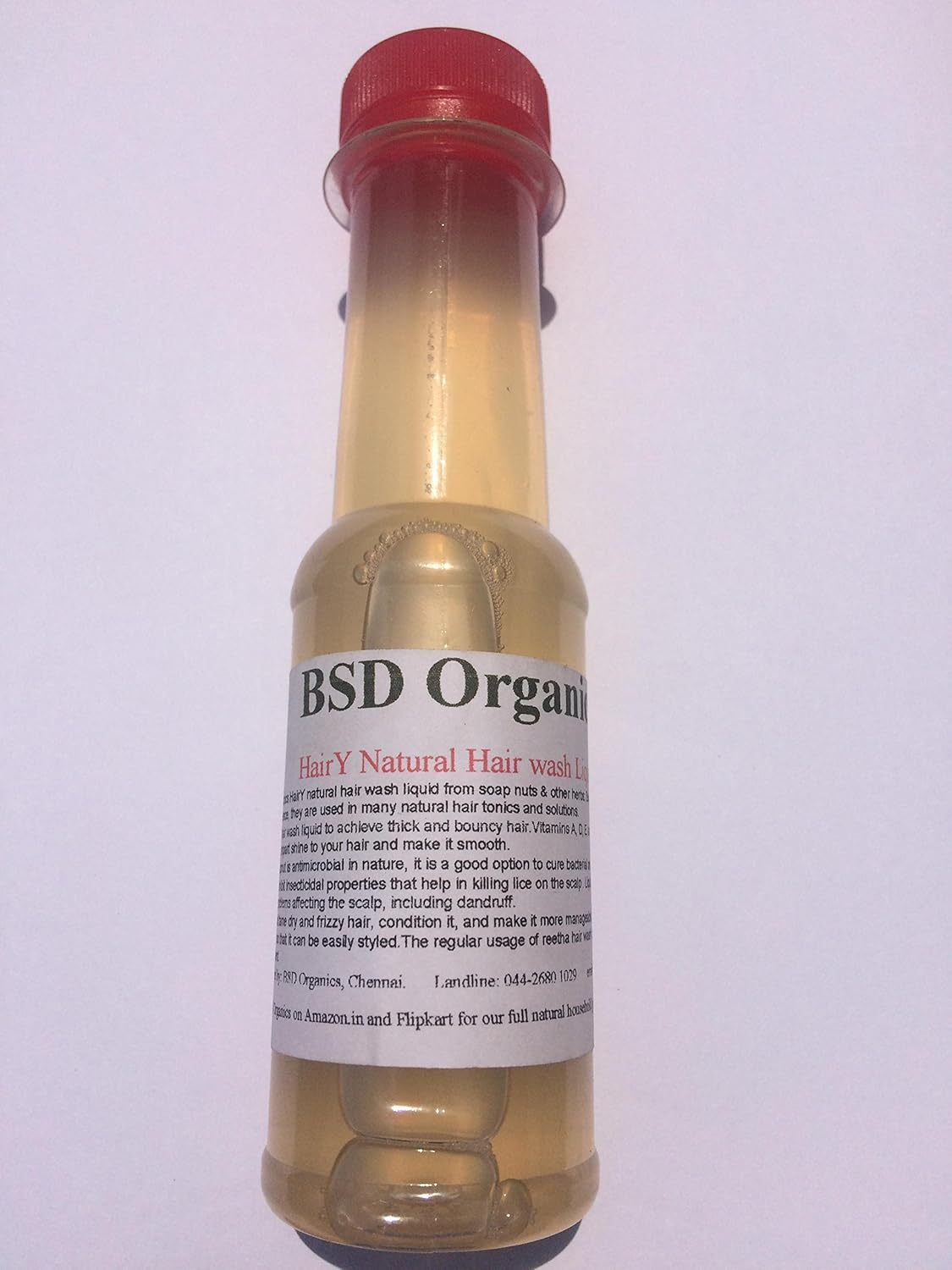 BSD Organics Hairy Natural Hair Wash Liquid - 1 Liter
