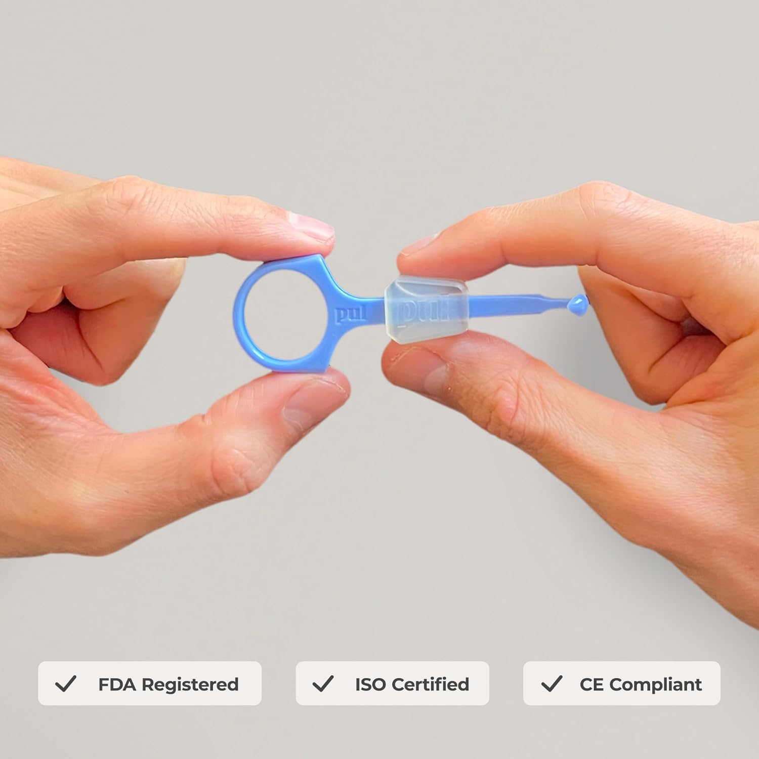 PUL Pack of 1 Reusable 2-In-1 Aligner Seating Chewie & Removal Tool &mdash; Compatible with Invisalign, Removable Braces, Retainers & Trays &ndash; Easy-To-Use Remover & Chew, Dental & Oral Hygiene Care &ndash; White image number 3