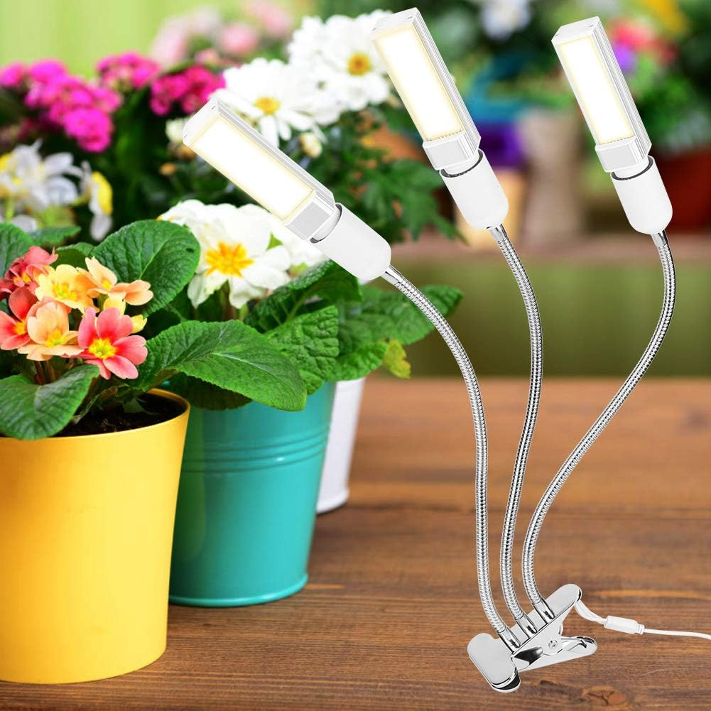 LED E27 Grow Light 75W USB Indoor Plant Full Spectrum Lamp Gooseneck Plants Lights image number 1