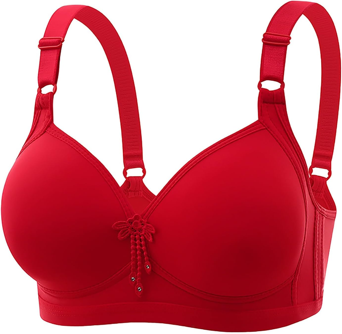 Black Lace Bralette Women'S Sports Bras Ped Pack Womens Non Wired 36C plus Size High Impact Maternity Pregnancy Supportive Doreen Bralettes Maternity Ladies Packs of 2 Full Support image number 5