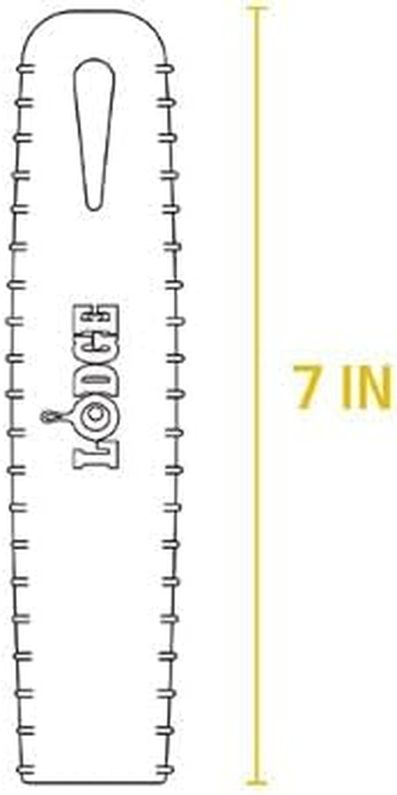 Lodge Silicone Hot Handle Holder - Dishwasher Safe Hot Handle Holder Designed for Lodge Carbon Steel Pan Products - Reusable Heat Protection up to 500&deg; - Red - Orange image number 4