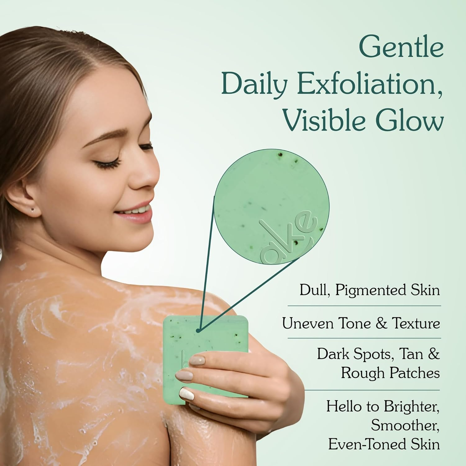 BAKE 8% Glycolic Acid Scrub Treatment Soap (200 Gms Pack of 2) with 3% Niacinamide | for Pigmentation, Exfoliation, Tan Removal, Brightens Underarms | for Women & Men | 100G X 2 (Pack of 2) image number 1