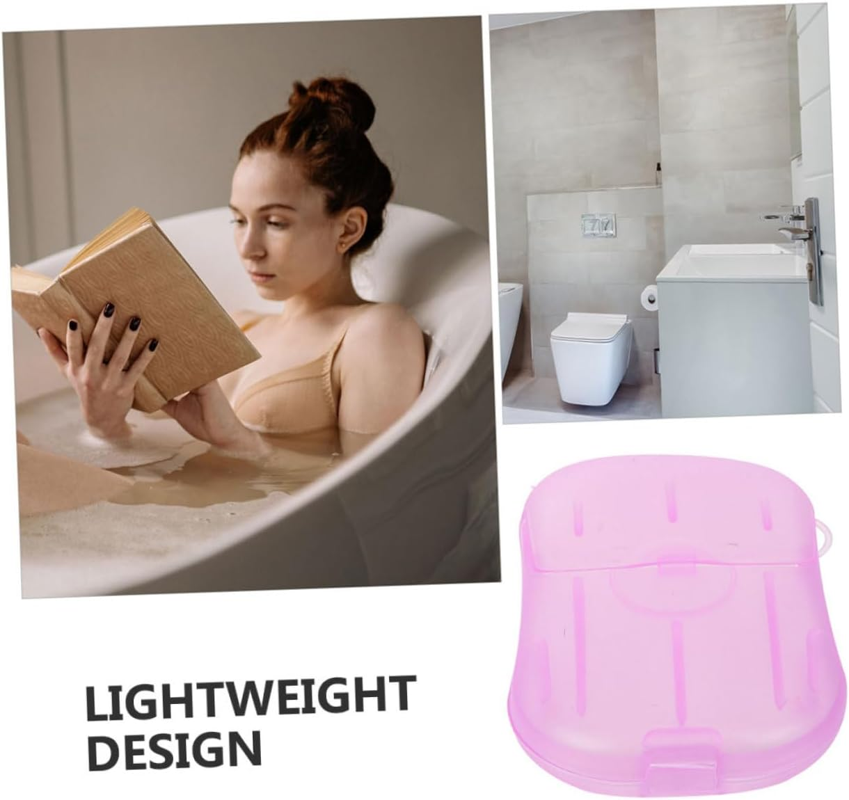 HANABASS Portable Paper Soap Sheets Travel Hand Cleaning Soap Sheets for Camping Safe Refreshing Compact Box Package image number 6