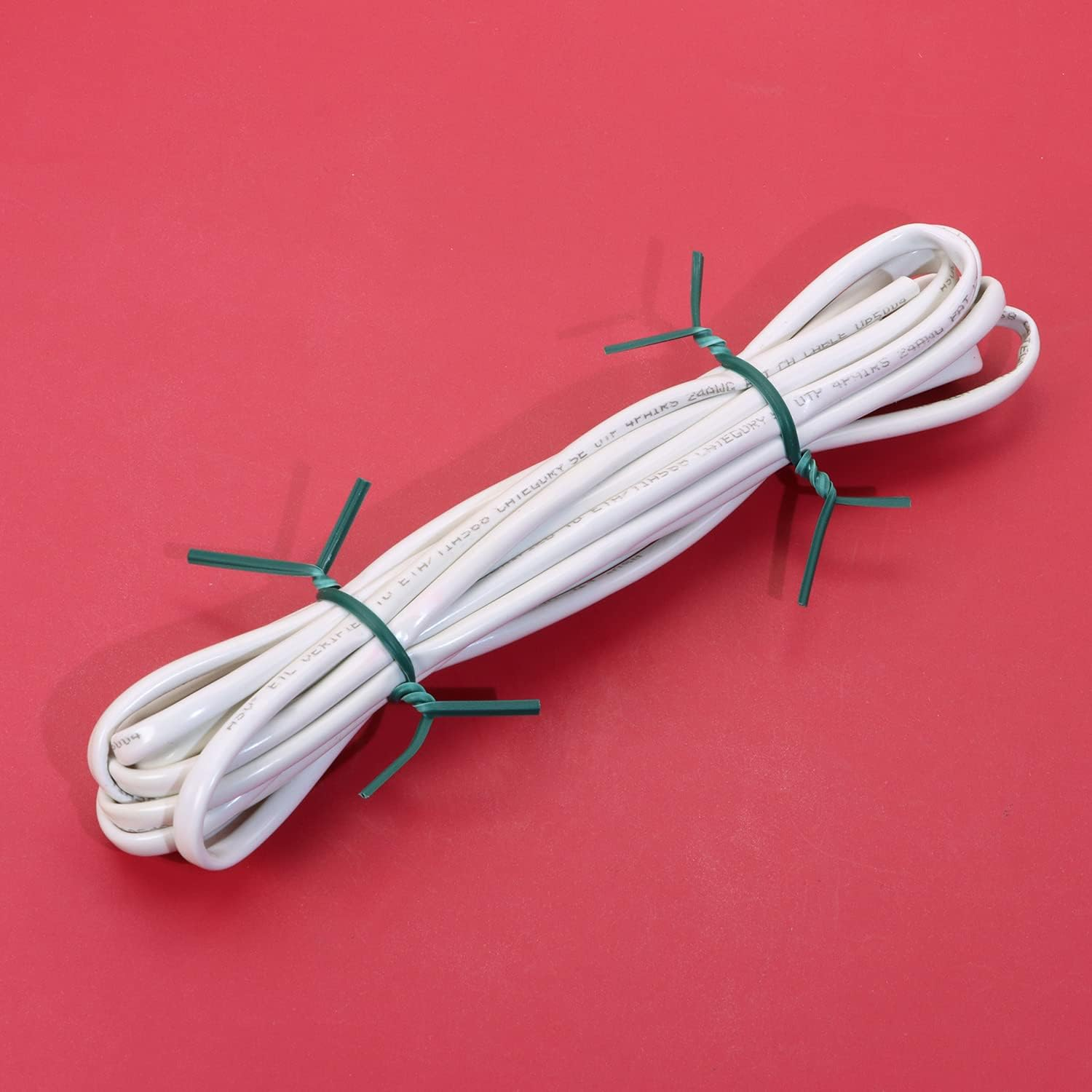 ONLYKXY 80Pcs Plastic Twist Ties Plant Ties Reusable Bread Twist Ties Cake Pop Ties Cable Ties Candy Ties for Bags 4 Inch (Green) image number 1