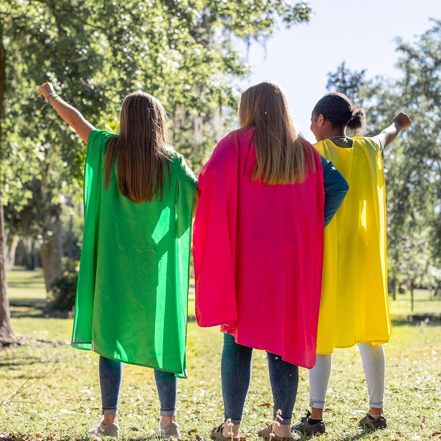 Everfan Women'S Polyester Satin Superhero Cape (38" LX48 W, Magenta) - Purple image number 2