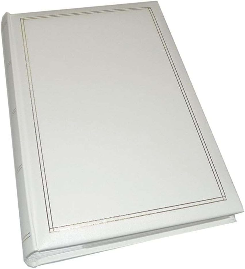 Walther Design Photo Album Red 200 Photos 10 X 15 Cm Memo Album Imitation Leather with Embossing, Monza ME-138-R