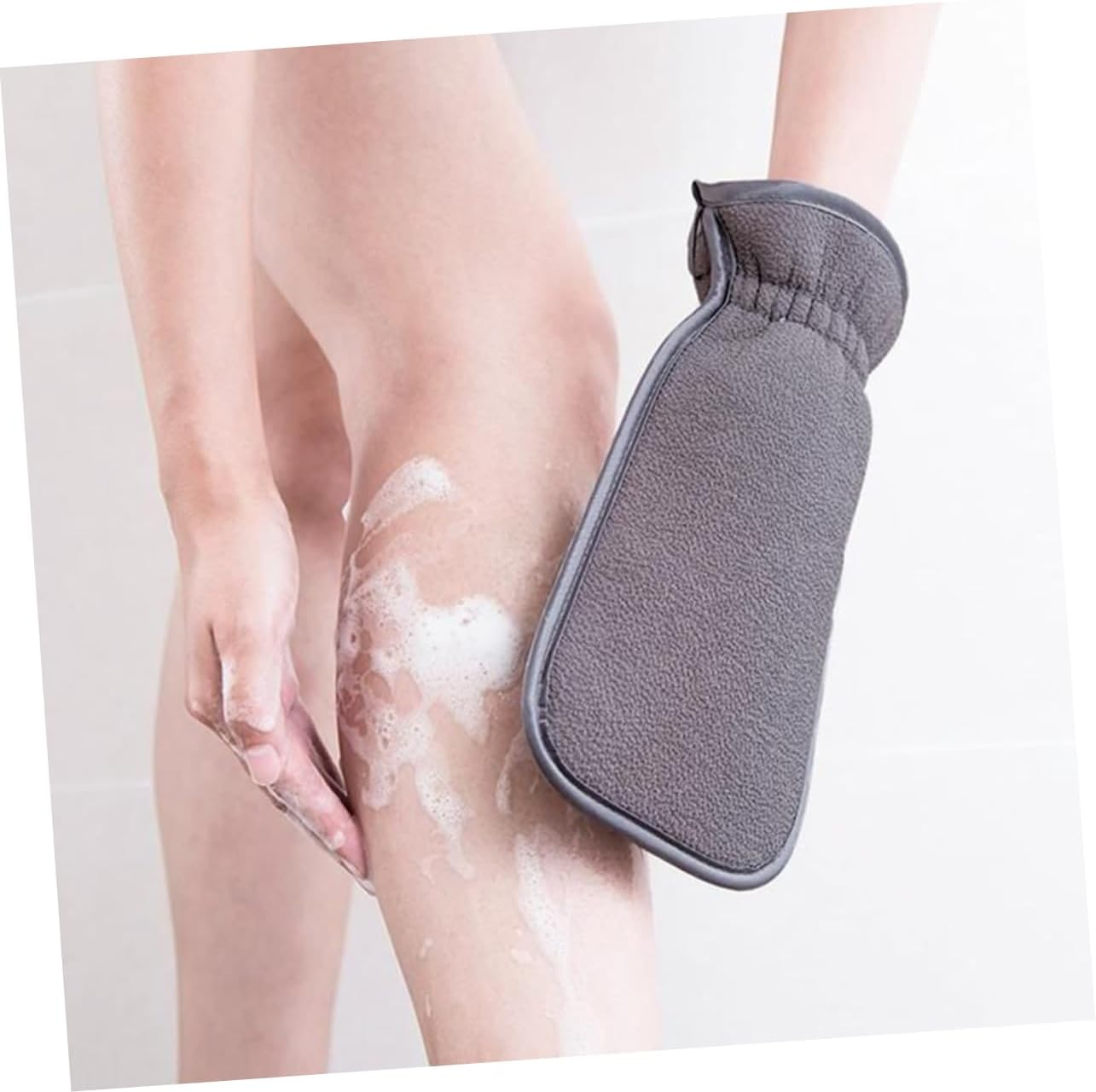 SAFIGLE 3Pcs Deep Cleansing Body Scrub Gloves for Shower Exfoliating Mitts Comfortable Fit image number 1