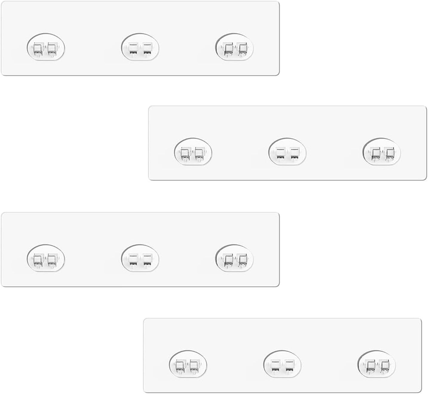 4PCS Shower Caddy Adhesive Replacement,Shower Adhesive Hooks,Bath Organizer,Bath Stickers for Shelves,Wall Showers Caddy,Baths Rack Hanging,Bathroom Shelf,Bathroom Storage image number 5