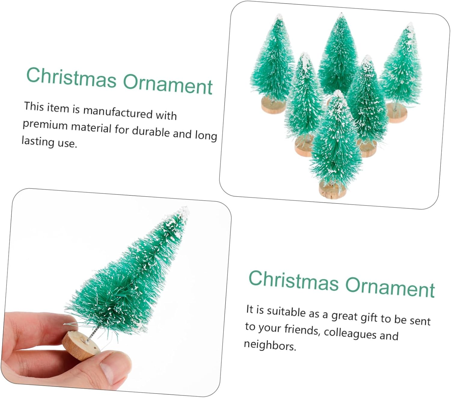 12 Led Mini Christmas Trees PVC Blue Green Gold Christmas Tree Decorations Party Supplies