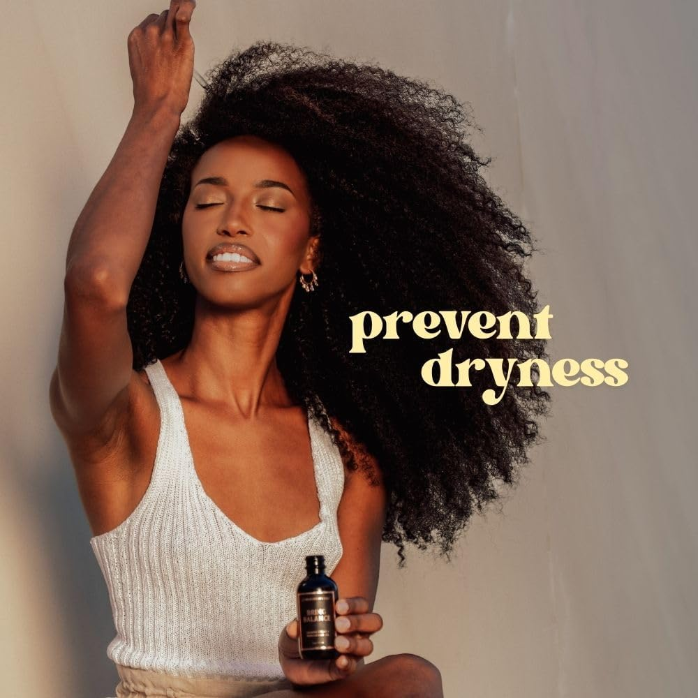 Beachwaver Bring Balance Organic Argan & Marula Hair Oil (2 Oz) | Vegan, Fragrance-Free Hair Oil Treatment | Only 5 Ingredients: Marula, Jojoba, Black Cumin, Sunflower & Argan Oils image number 3