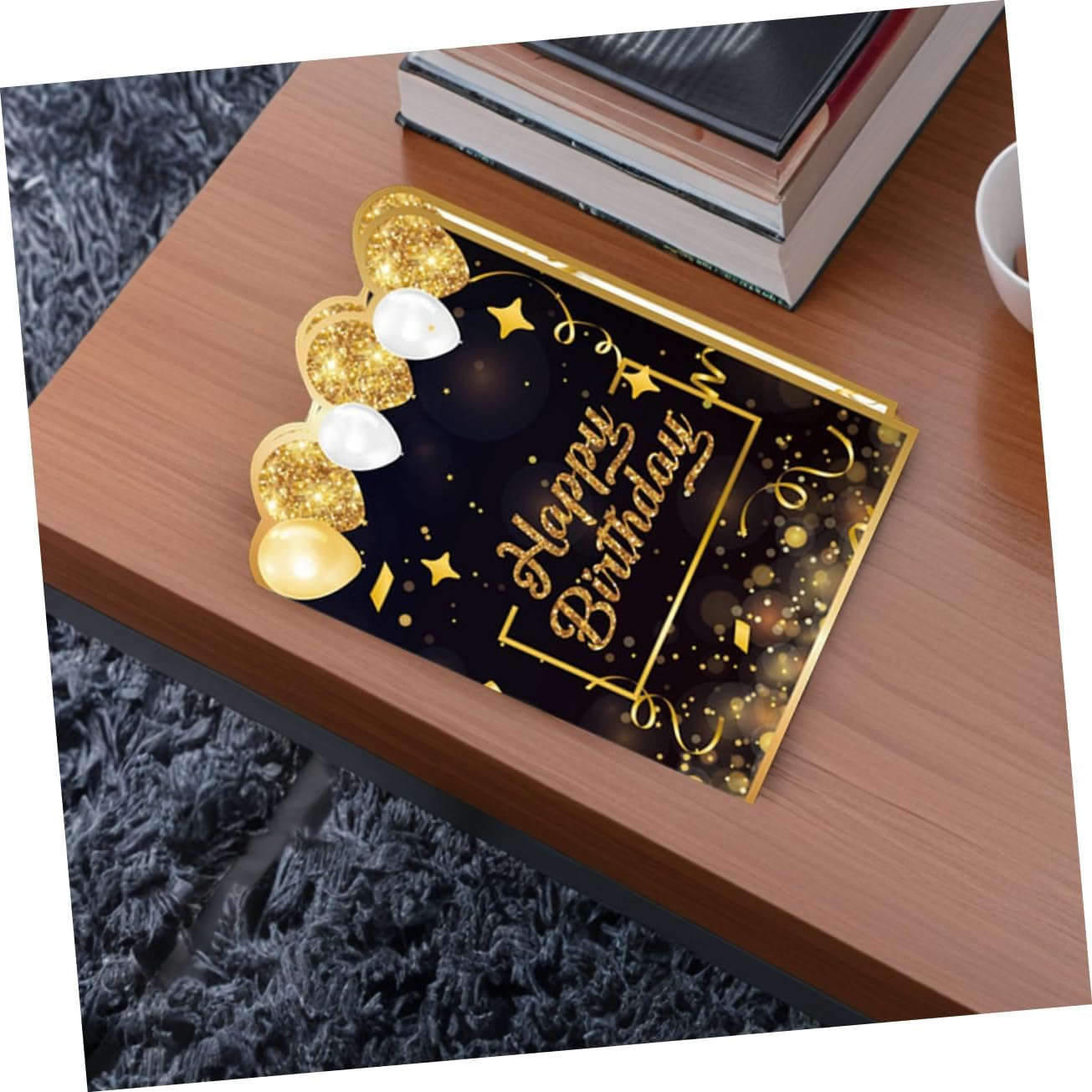 Large Birthday Guest Book Album for Birthday Party Faderesistant Signature Book Versatile Storage Unique Decoration Convenient Display for Lasting Memories image number 4