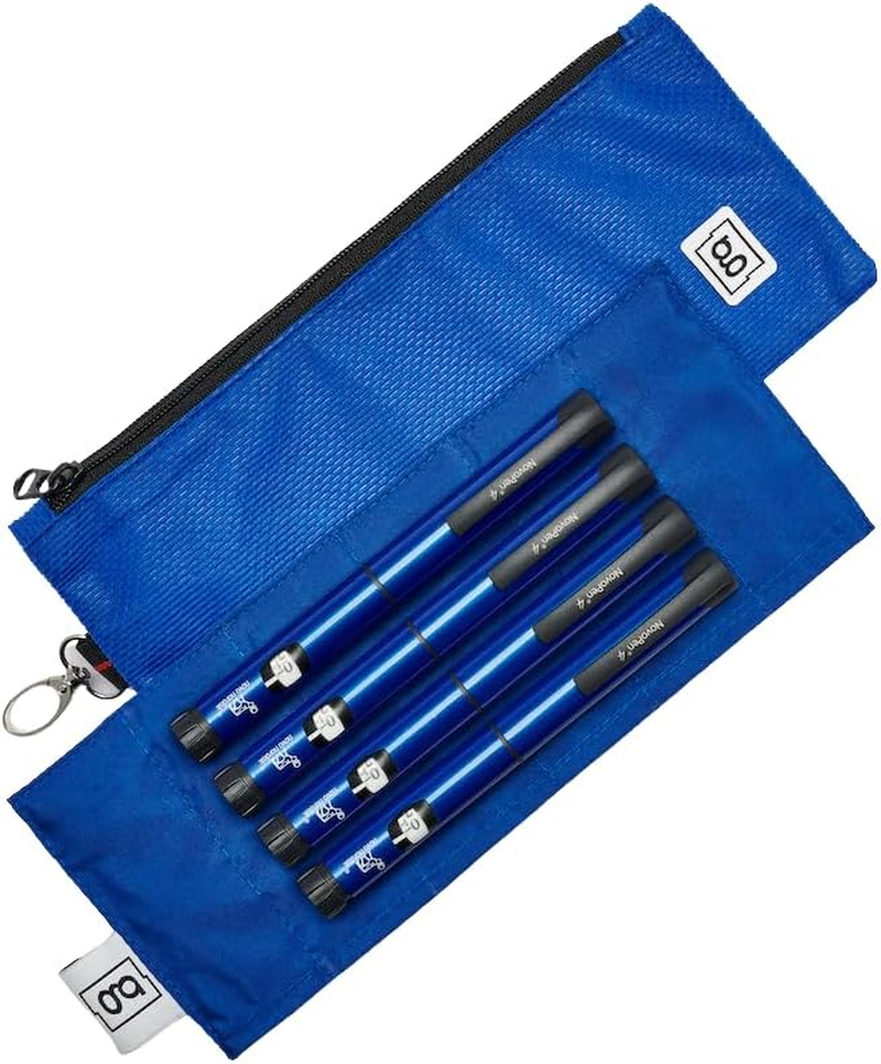 Insulin Cooler Wallet for 4 Pens &ndash; Keeps Medication Cool for 36+ Hours | Glucology Insulin Travel Cooling Pouch &ndash; No Ice or Batteries Needed &ndash; BLACK