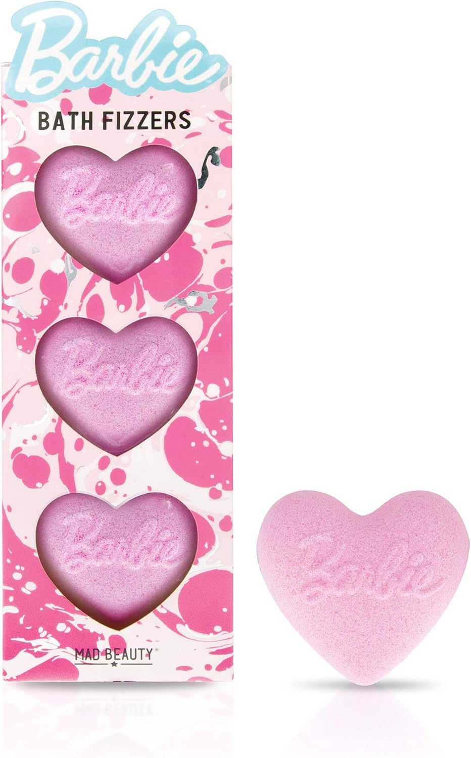 Mad Beauty Barbie Bath Fizzer Trio, 184 G, Pack of 3 image number 1