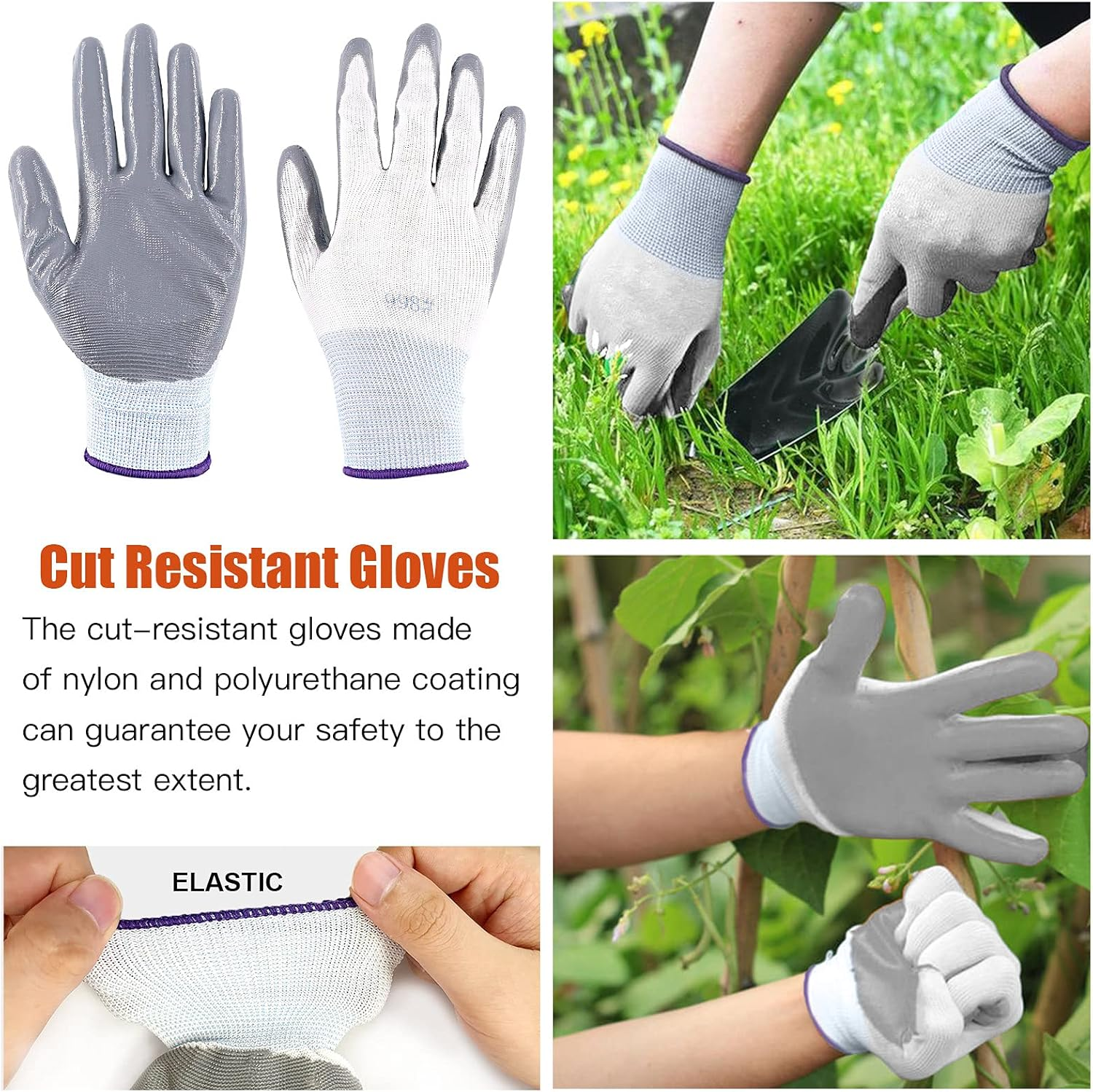 Tanstic 8Pcs Bulb Planter Set Includes Bulb Planter with Depth Markers, Garden Transplant Trowel, Transplanter Seeds Dispenser Set and Gardening Gloves for Tulips, Daffodils, Dahlias image number 6