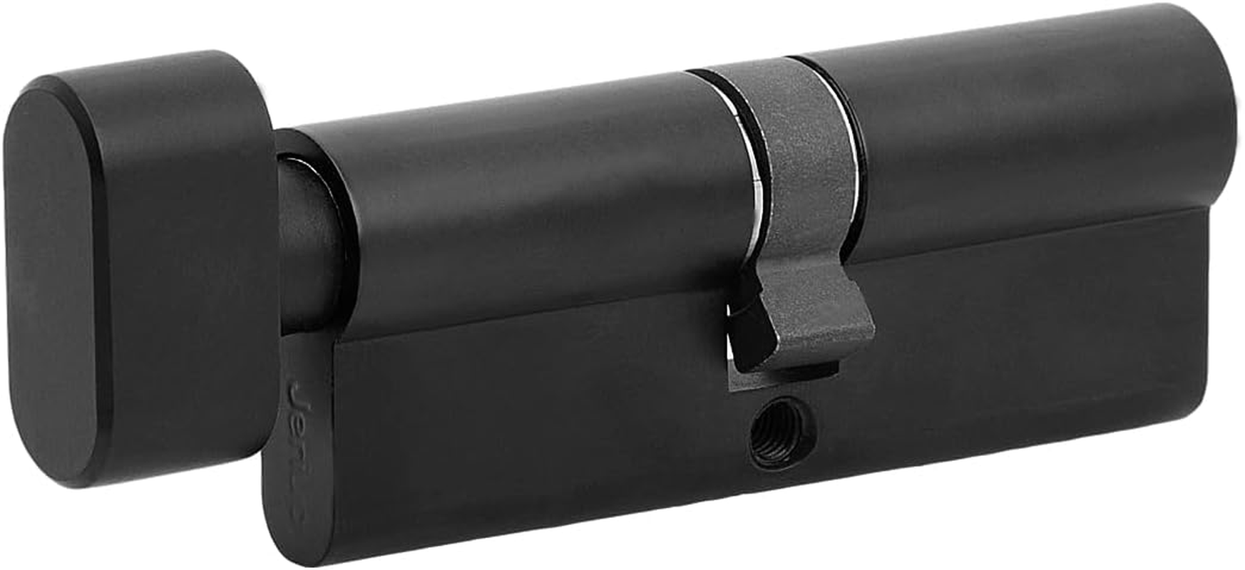 80Mm (35/10/35) Oil Rubbed Bronze (Black Color) Euro Cylinder with 5 Keys (Dimple), Single Open Copper Cylinder, Suitable for Wooden, Composite, UPVC or Aluminium Doors with a Euro Profile image number 3