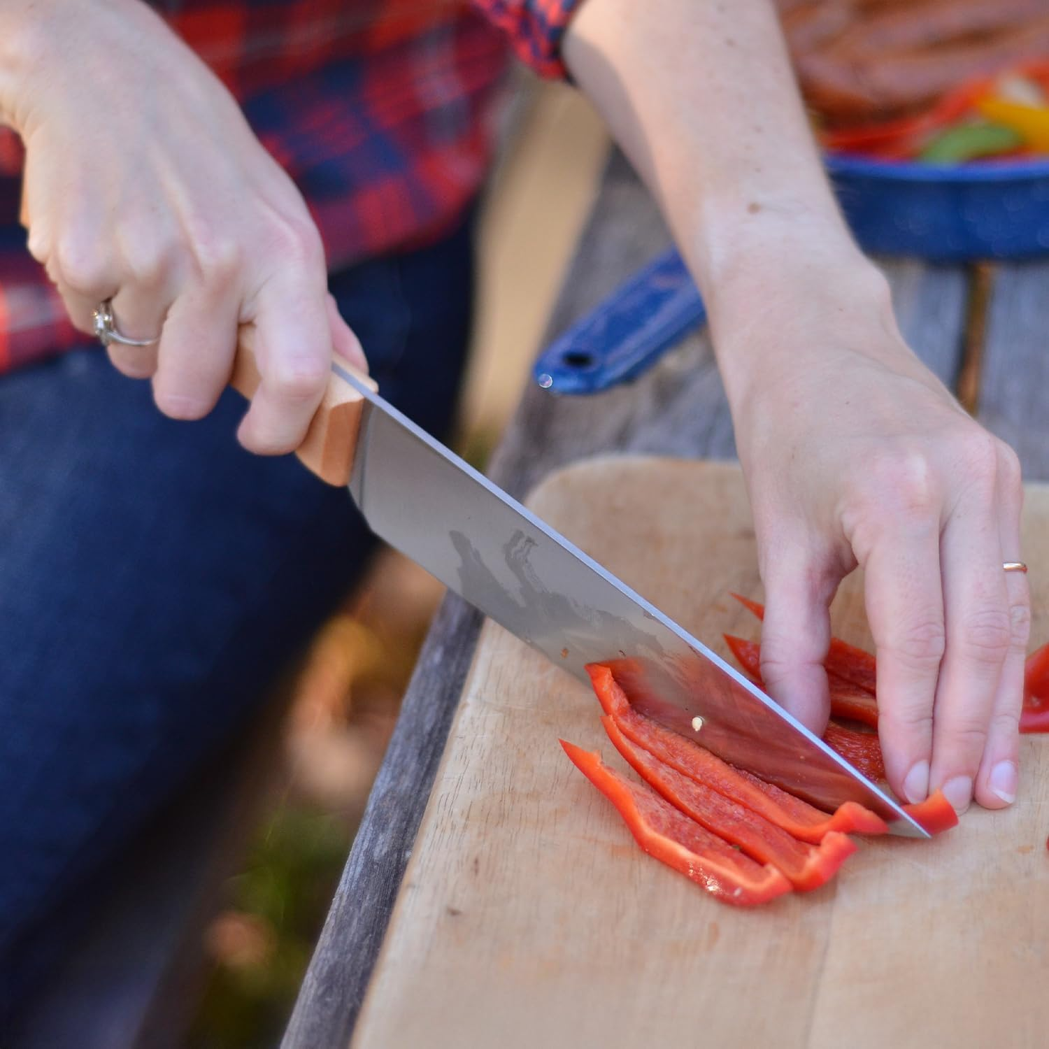 Opinel 118 Multi-Purpose Chef'S Kitchen Knife, 20 Cm Blade image number 6