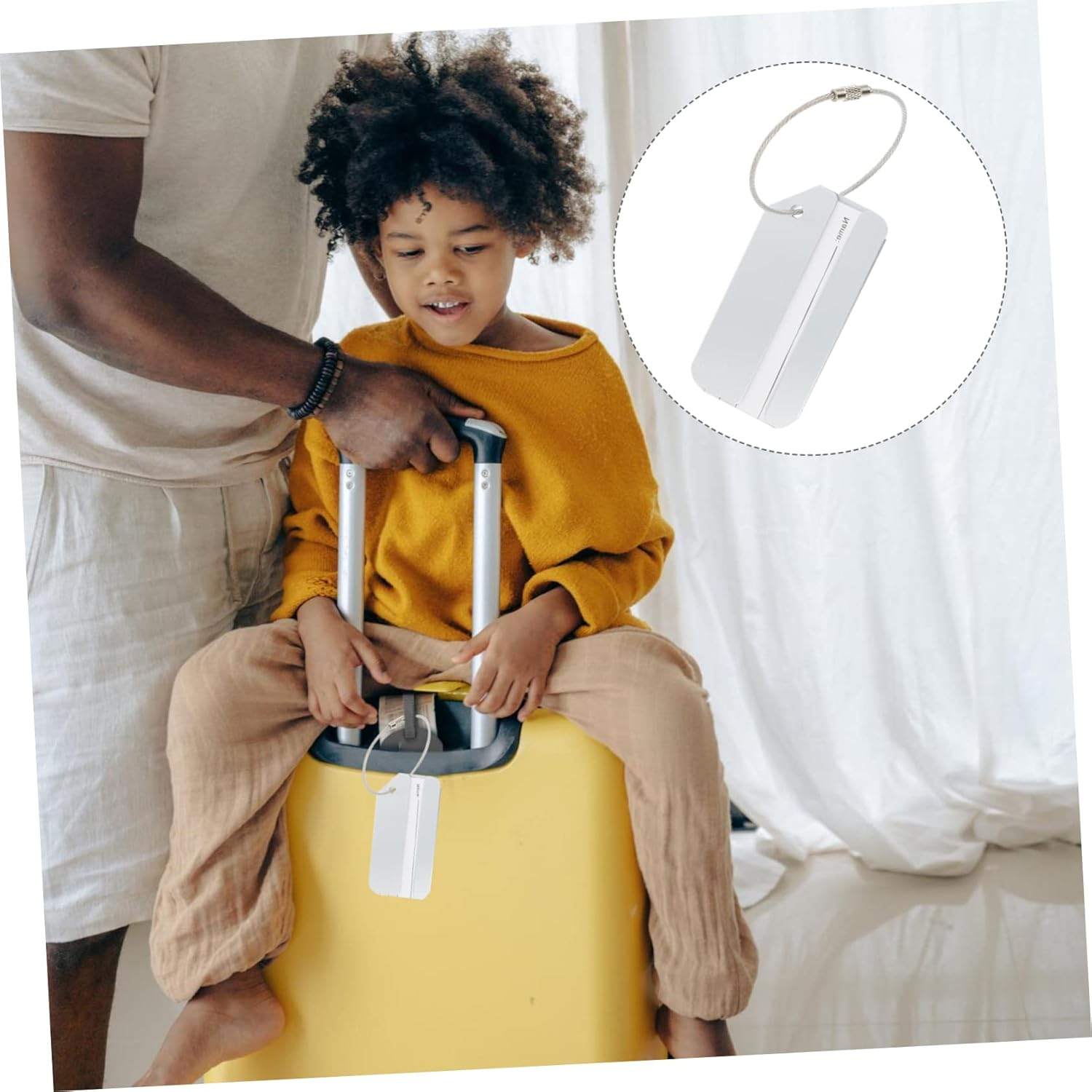 SHERCHPRY 6Pcs Japanese Luggage Tags Suitcase Boarding Tag Checked Identifiers for Travel image number 2