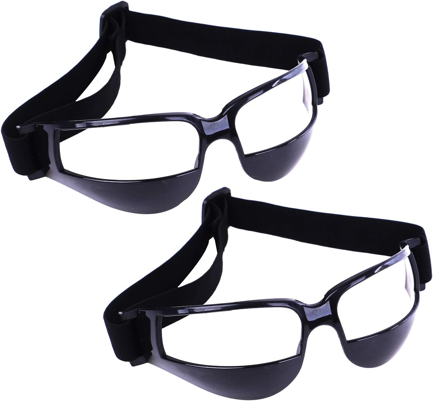 Olgaa Basketball Goggles Sport Dribble Specs Goggles Black Sports Goggles Dribbling Specs Basketball Training Aid for Teenagers Kids Gifts (2 Pieces) image number 5