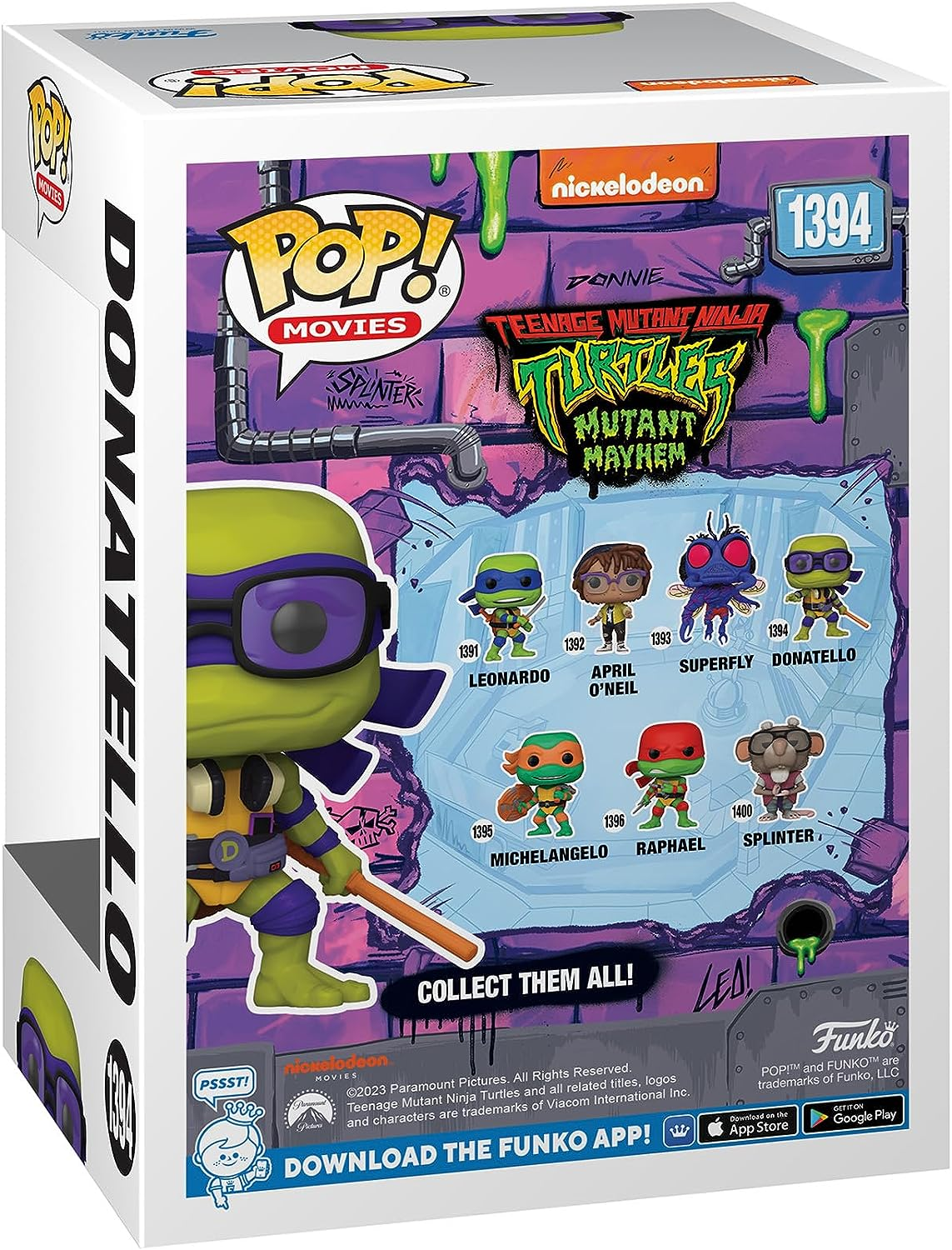 FUNKO POP! MOVIES: Teenage Mutant Ninja Turtles - Donatello image number 5