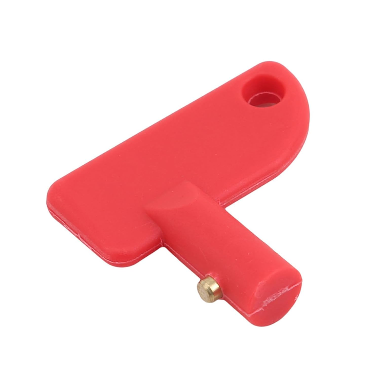 2 Pcs Battery Disconnect Isolator Switch - Battery Cut off Switch with Replacement Key for Battery Disconnect Isolator Power Kill Switc H Fit for Marine Car Boat RV ATV Auto Truck（Red）