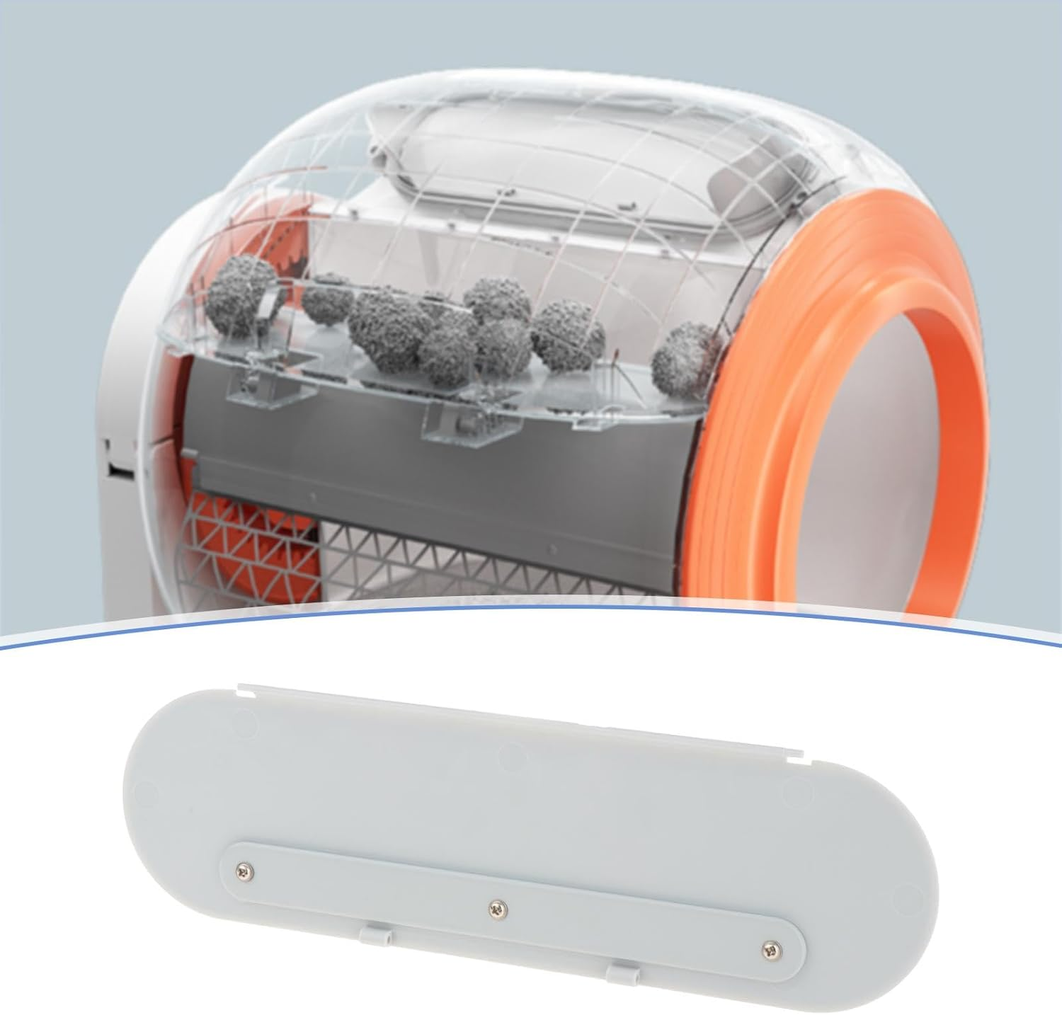 Ｂｅｓｇａ Cat Litter Box Accessories Directly Replace Efficiently Control Easy to Install Parts Cat Litter Tray for Q-Clean, Hatch image number 4