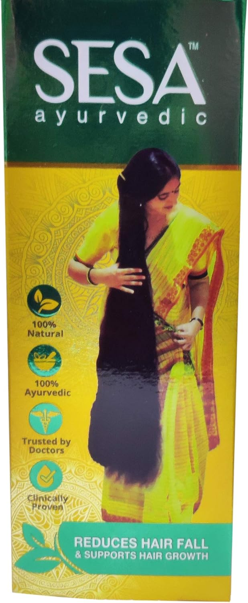 Ayucine Forever Sesa Sesa Ayurvedic Oil- 100Ml X Pack of 5 image number 2