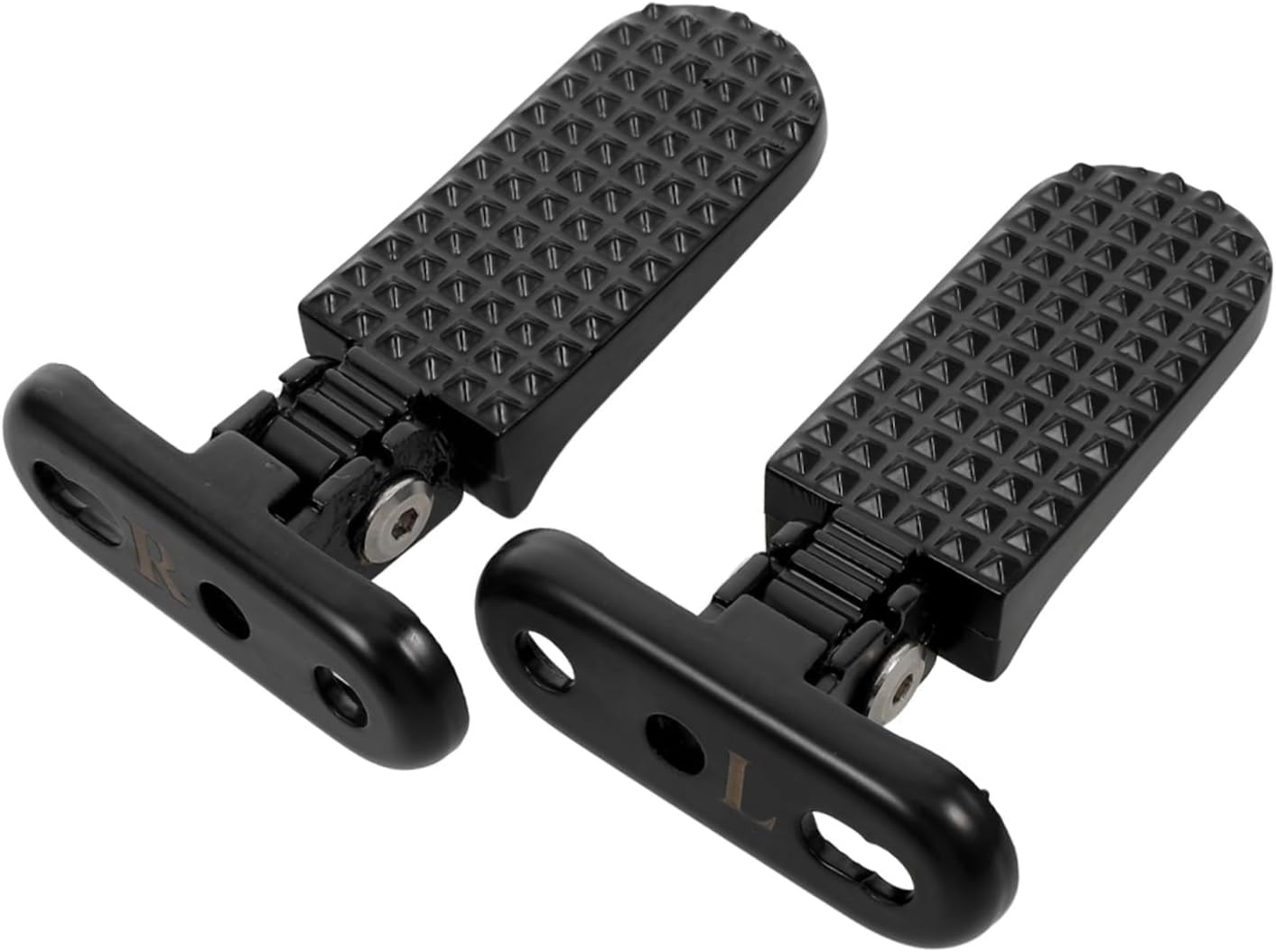 BRIGHTFUFU Scooter Foot Pegs Mount Rear Pedals Bike Pegs for Electric Mopeds Easy Install Rear Footrest Support Bike image number 5