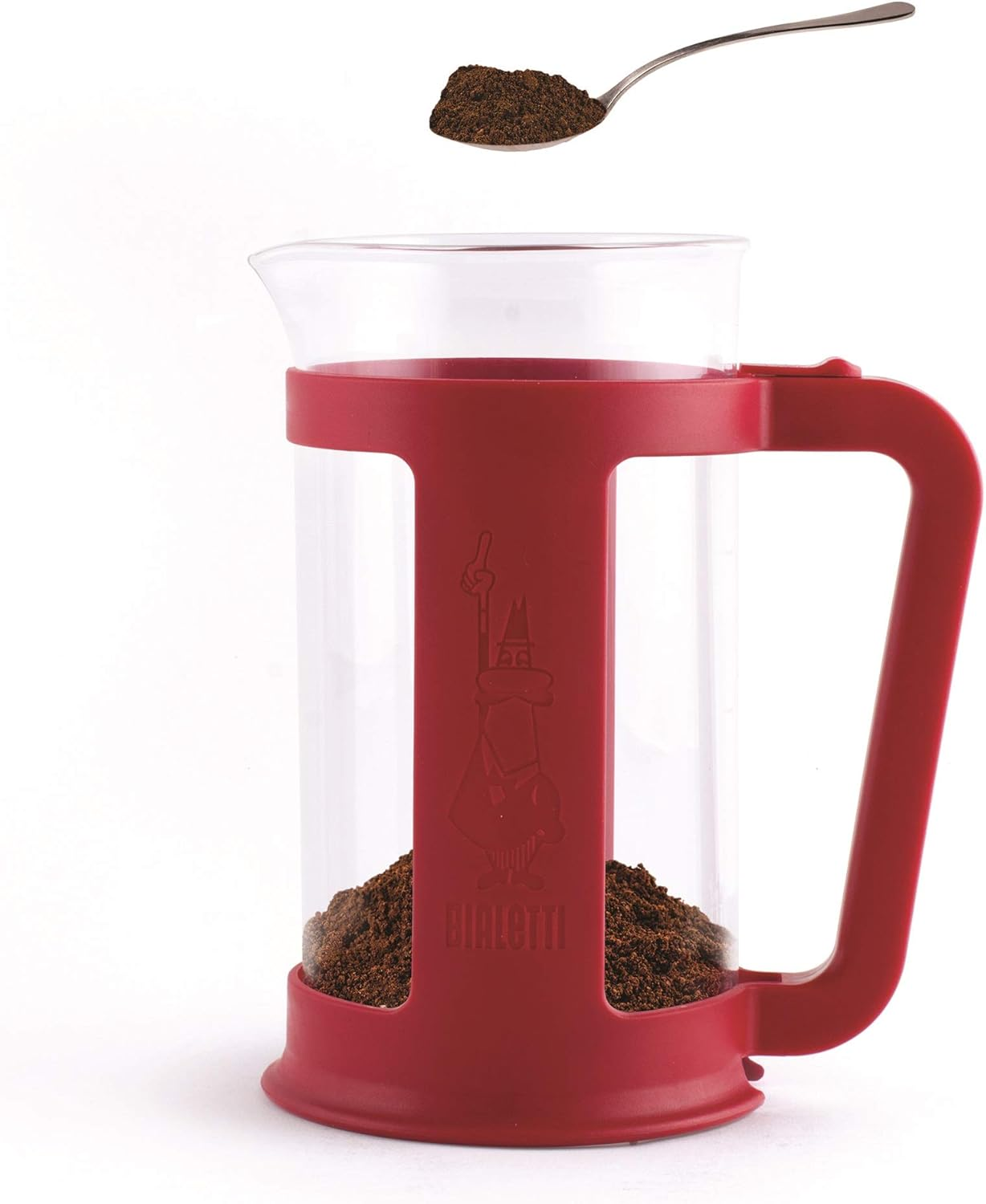 Bialetti Smart Press Coffee Maker, Red, 1L image number 3